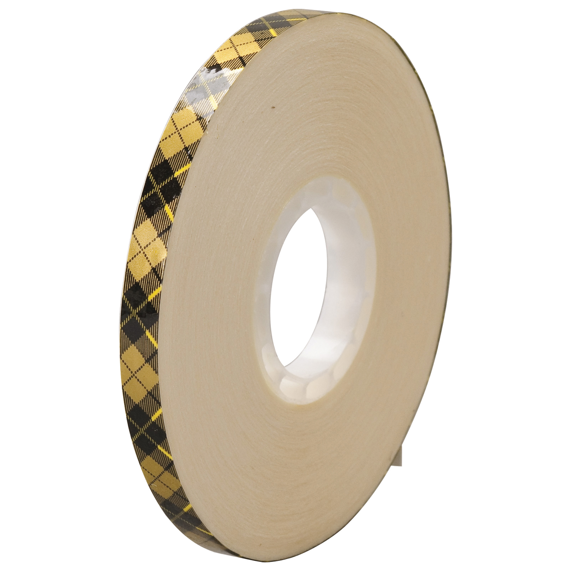 3M™ 908 Adhesive Transfer Tape, 2.0 Mil, 1/4" x 36 yds., Clear, 6/Case