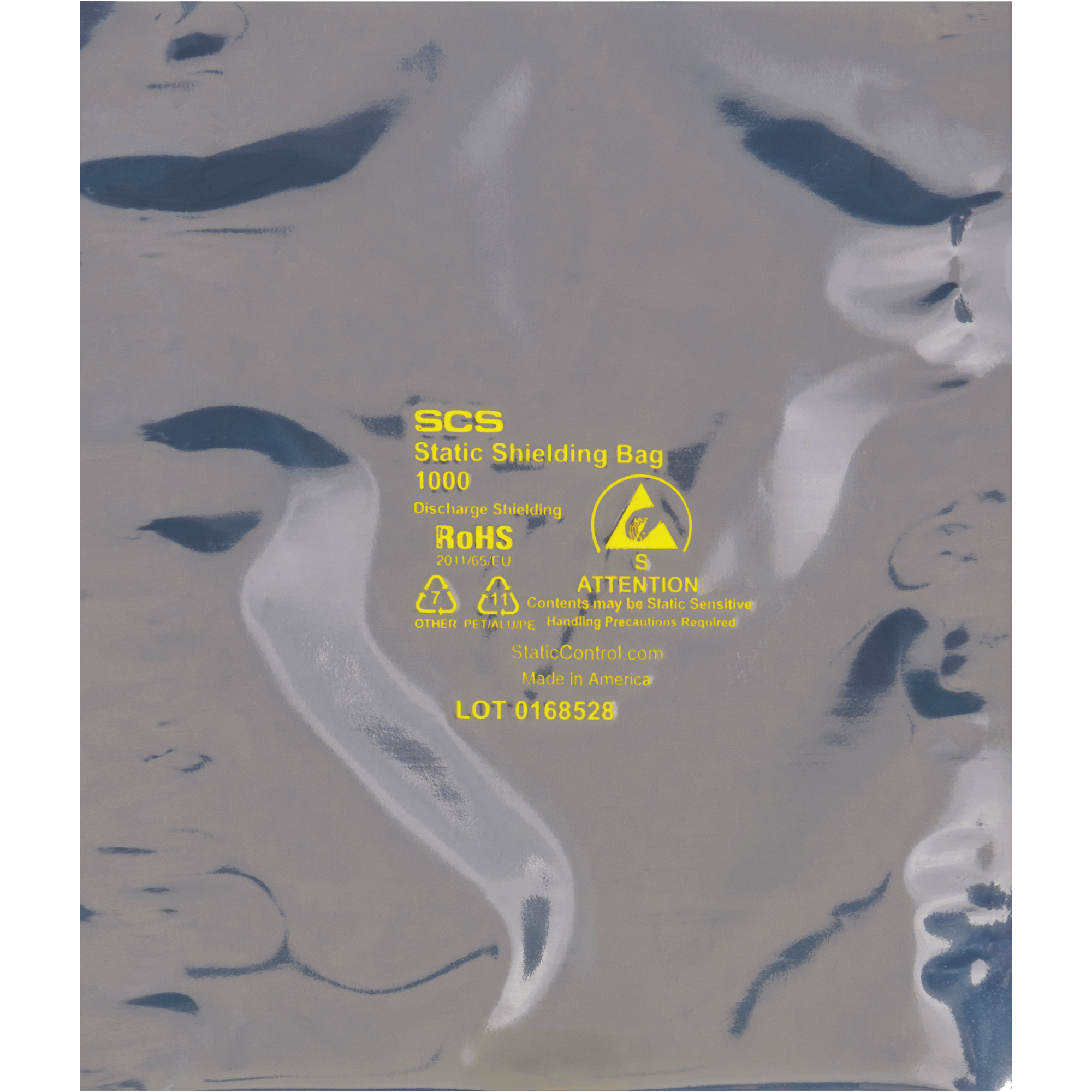 Open End Static Shielding Bags, 11" x 14", Transparent, 100/Case