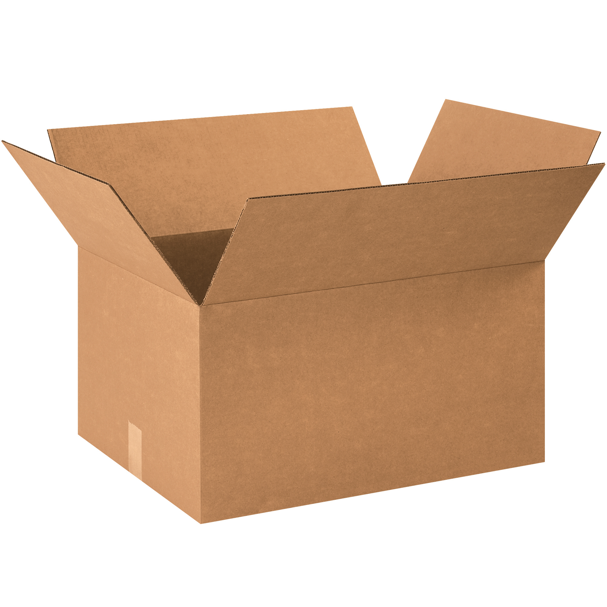 Corrugated Boxes, 23" x 17" x 12", Kraft, 10/Bundle; 120/Skid