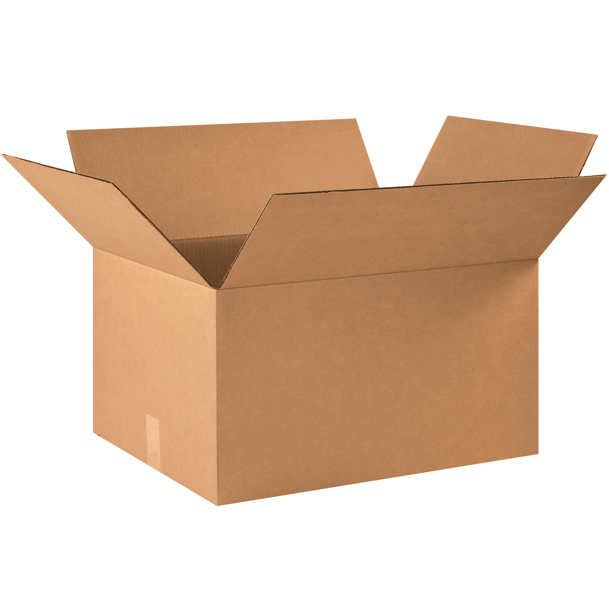 Corrugated Boxes, 22" x 17" x 12", Kraft, 10/Bundle; 120/Skid