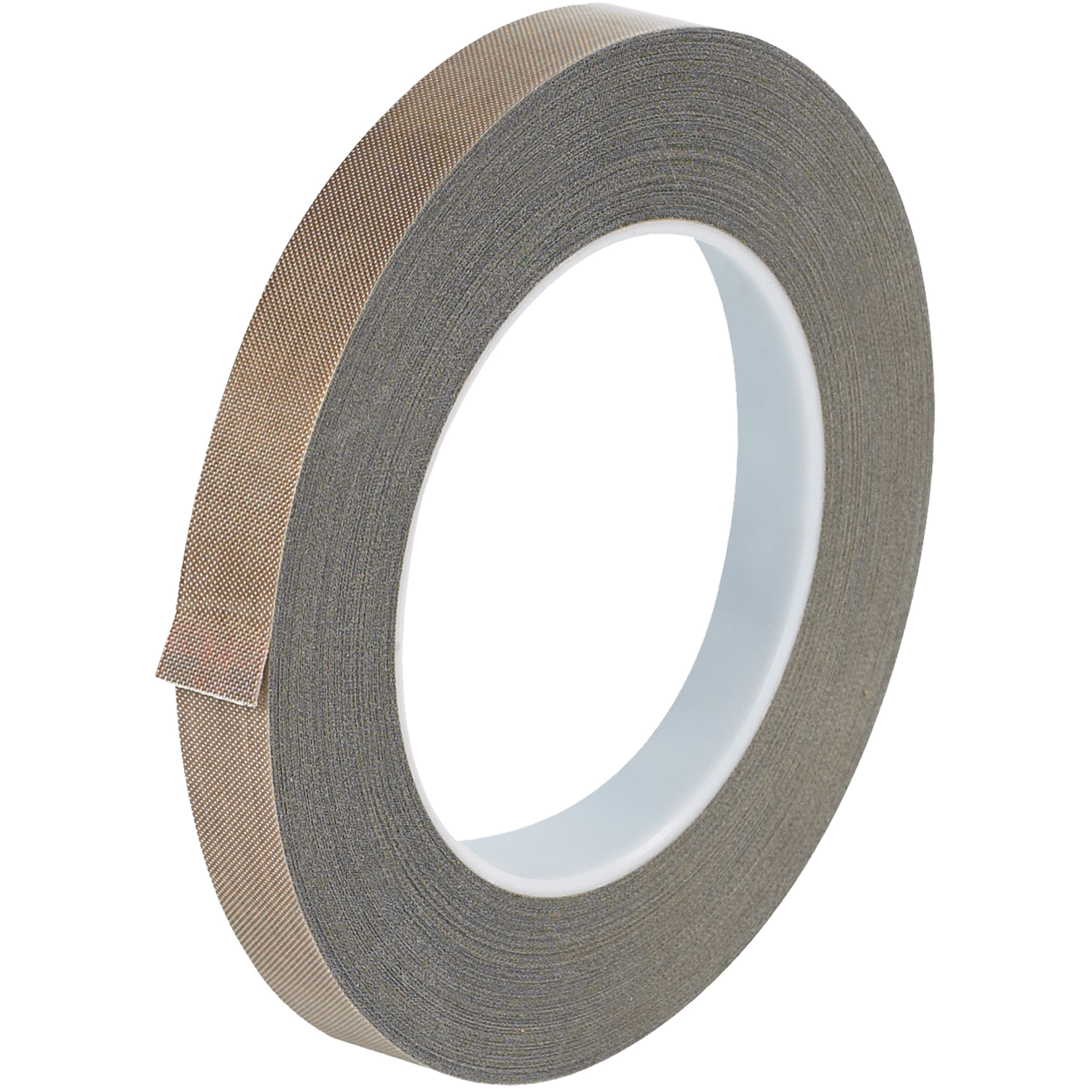 PTFE Glass Cloth Tape, 3 Mil, 1/2" x 36 yds., Brown, 1/Case