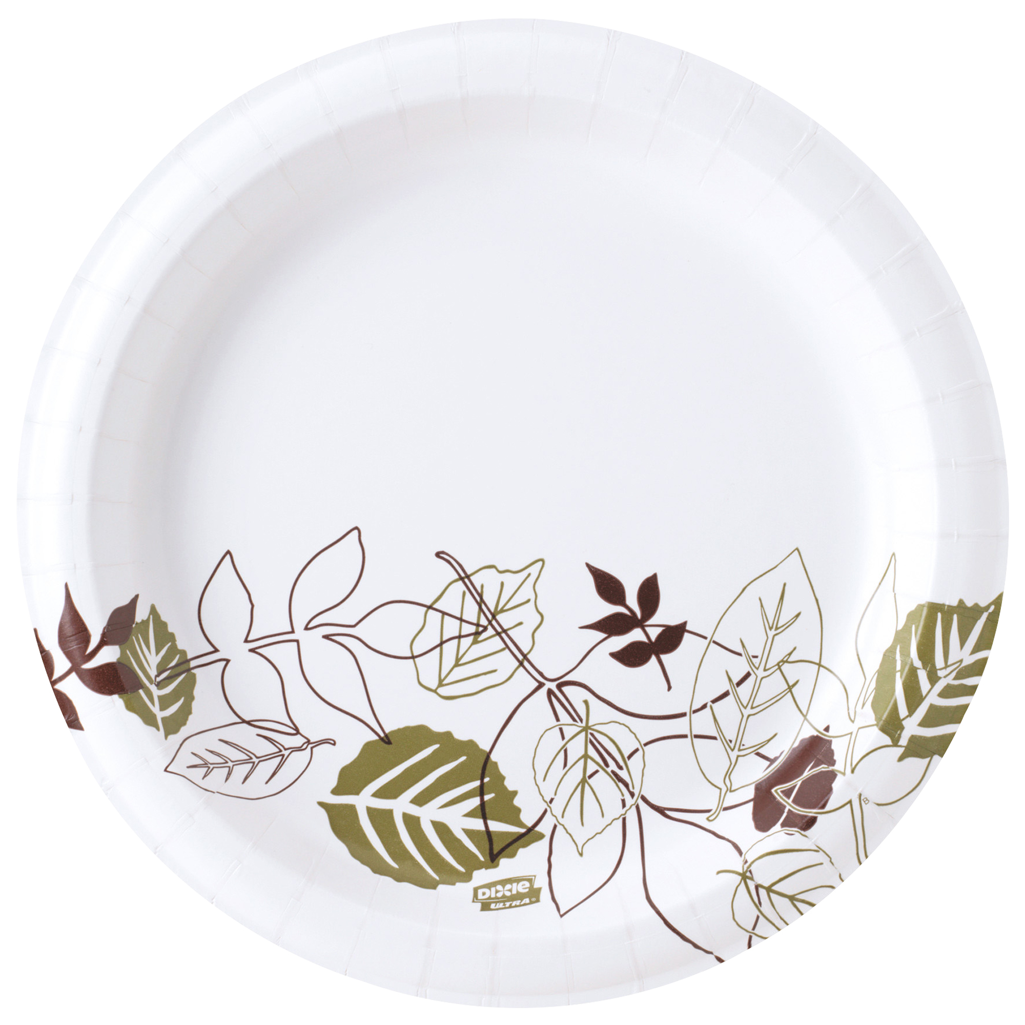 Dixie® Paper Plates, 9" Heavyweight, White, 500/Case