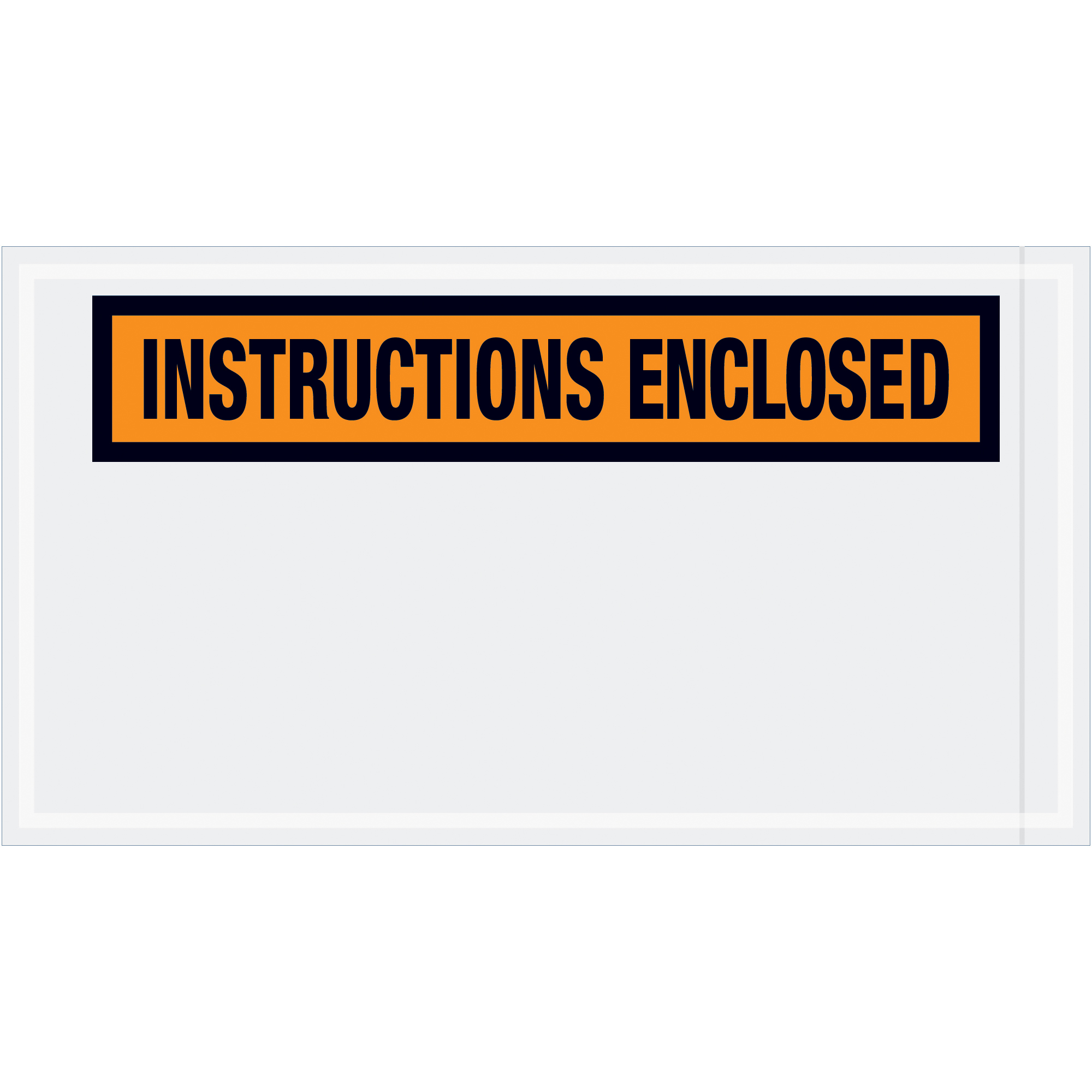 Tape Logic® "Instructions Enclosed" Envelopes, 5 1/2" x 10", Orange, 1000/Case