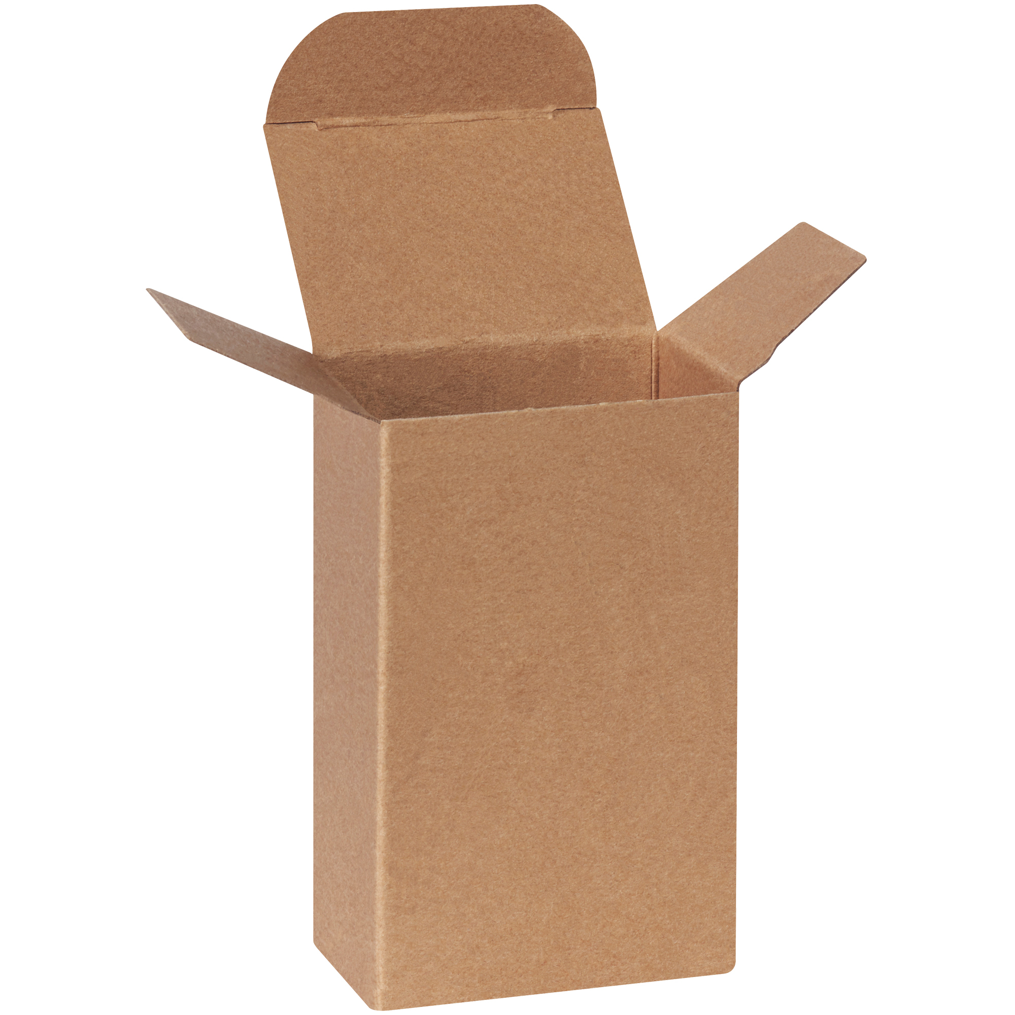 Reverse Tuck Folding Cartons, 2 1/2" x 1 3/4" x 4", Kraft, 500/Case