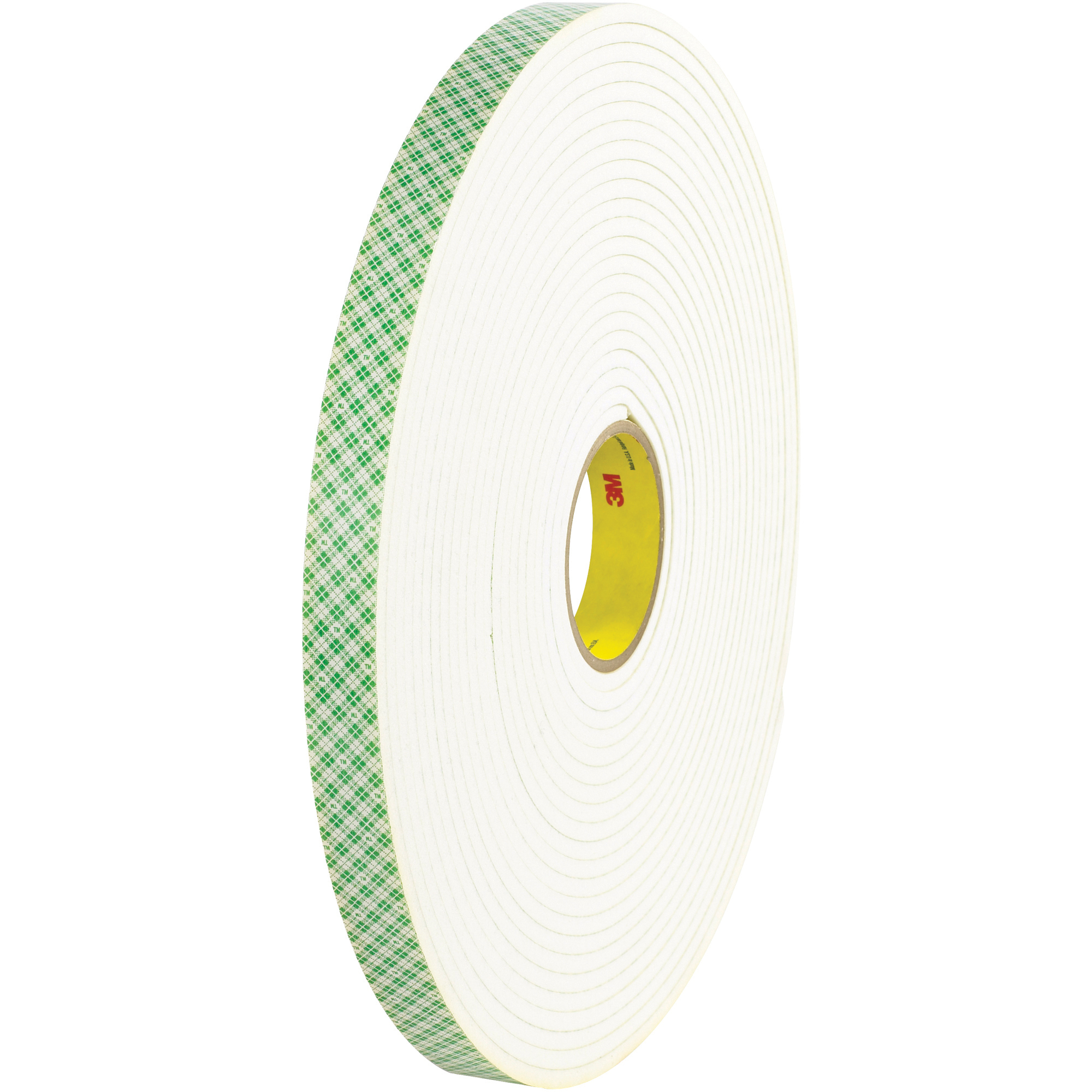 3M™ 4004 Double Sided Foam Tape, 1" x 18 yds., 1/4", Natural, 1/Case