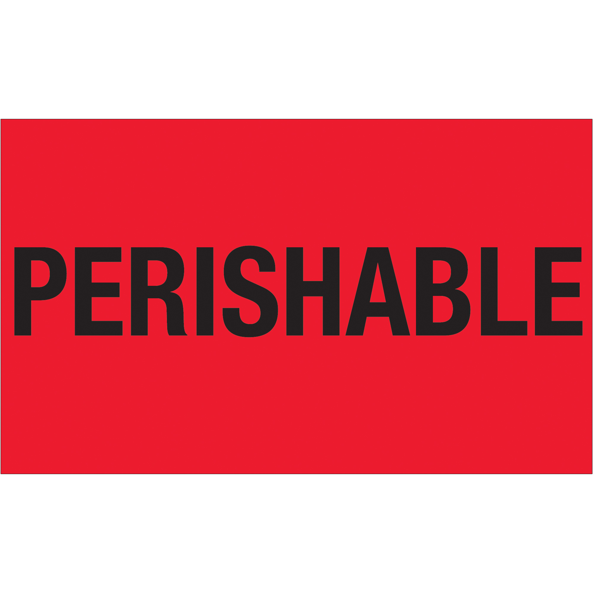 Tape Logic® Climate Labels, "Perishable", 3" x 5", Fluorescent Red, 500/Roll