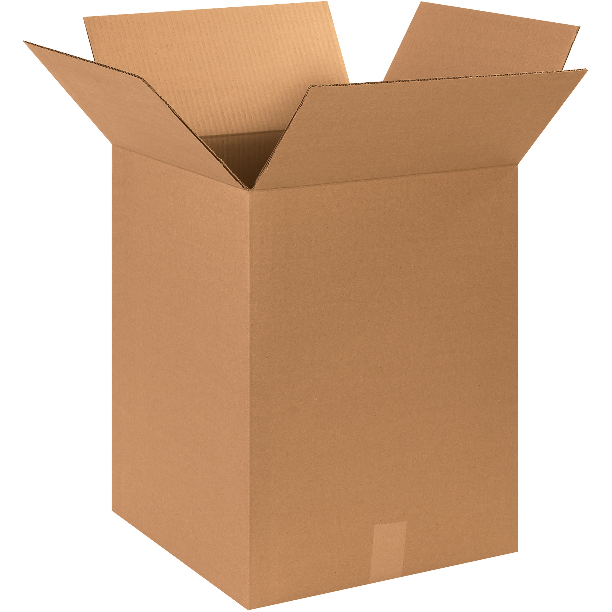 Corrugated Boxes, 15" x 15" x 20", Kraft, 25/Bundle; 125/Skid