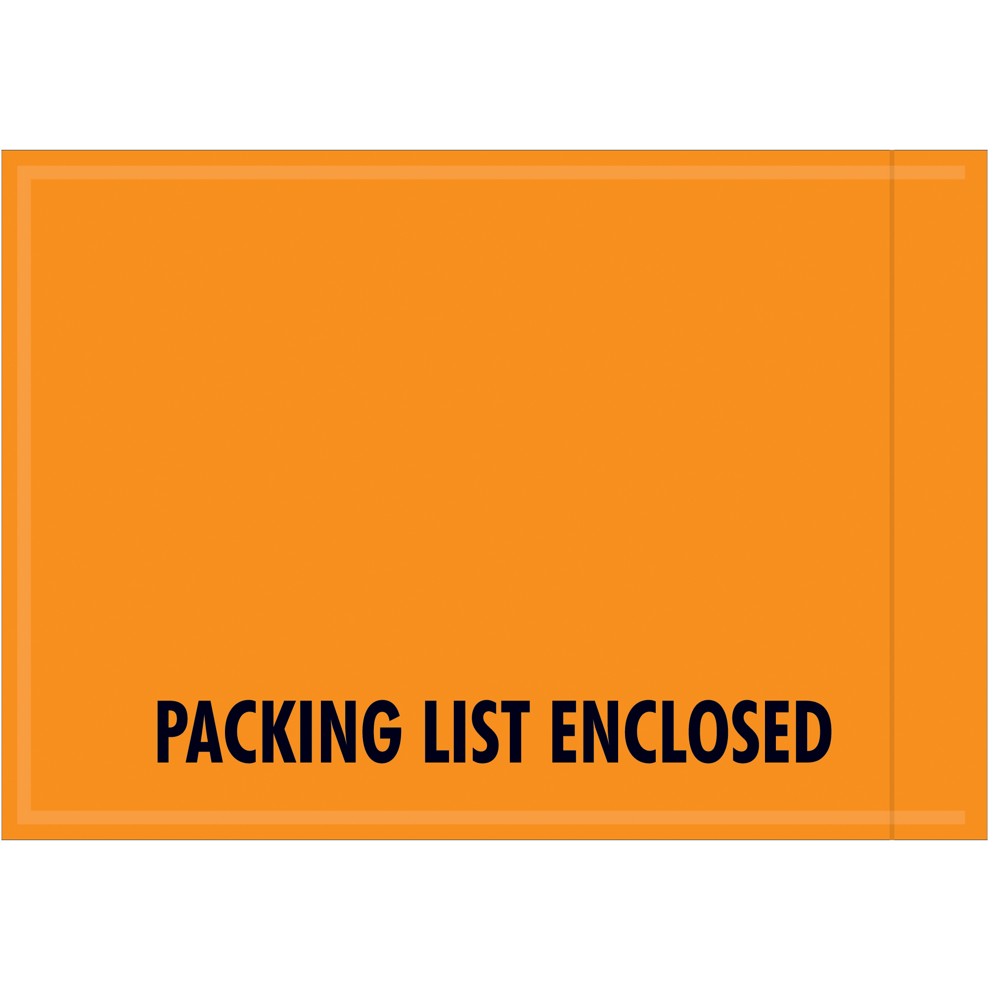 Tape Logic® Mil-Spec "Packing List Enclosed" Envelopes, 4 1/2" x 6", Orange, 1000/Case