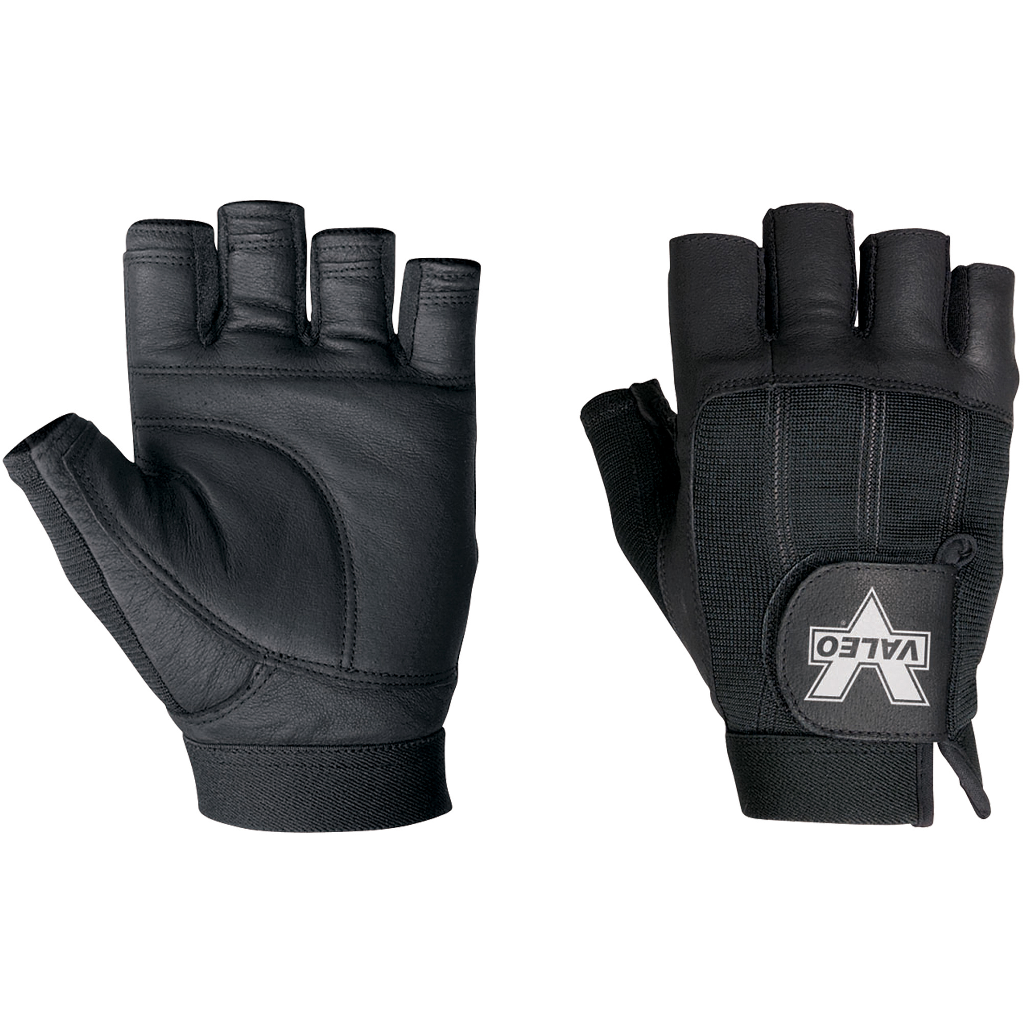 Pro Material Handling Fingerless Gloves, Small, Black, 2 Pairs/Case