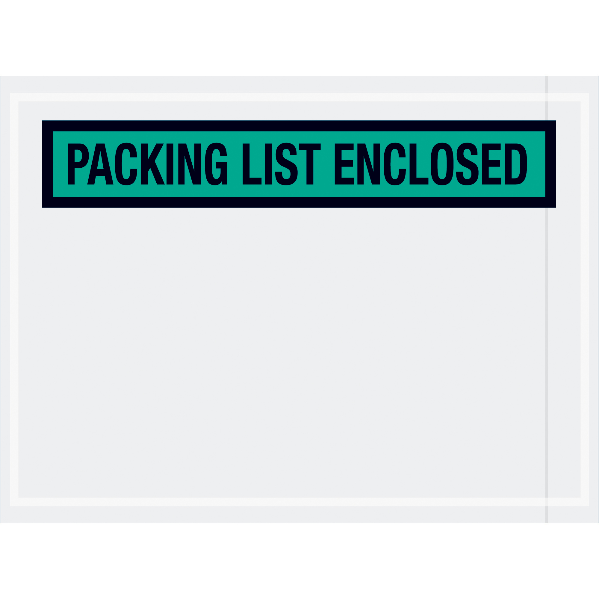 Tape Logic® "Packing List Enclosed" Envelopes, 4 1/2" x 6", Green, 1000/Case
