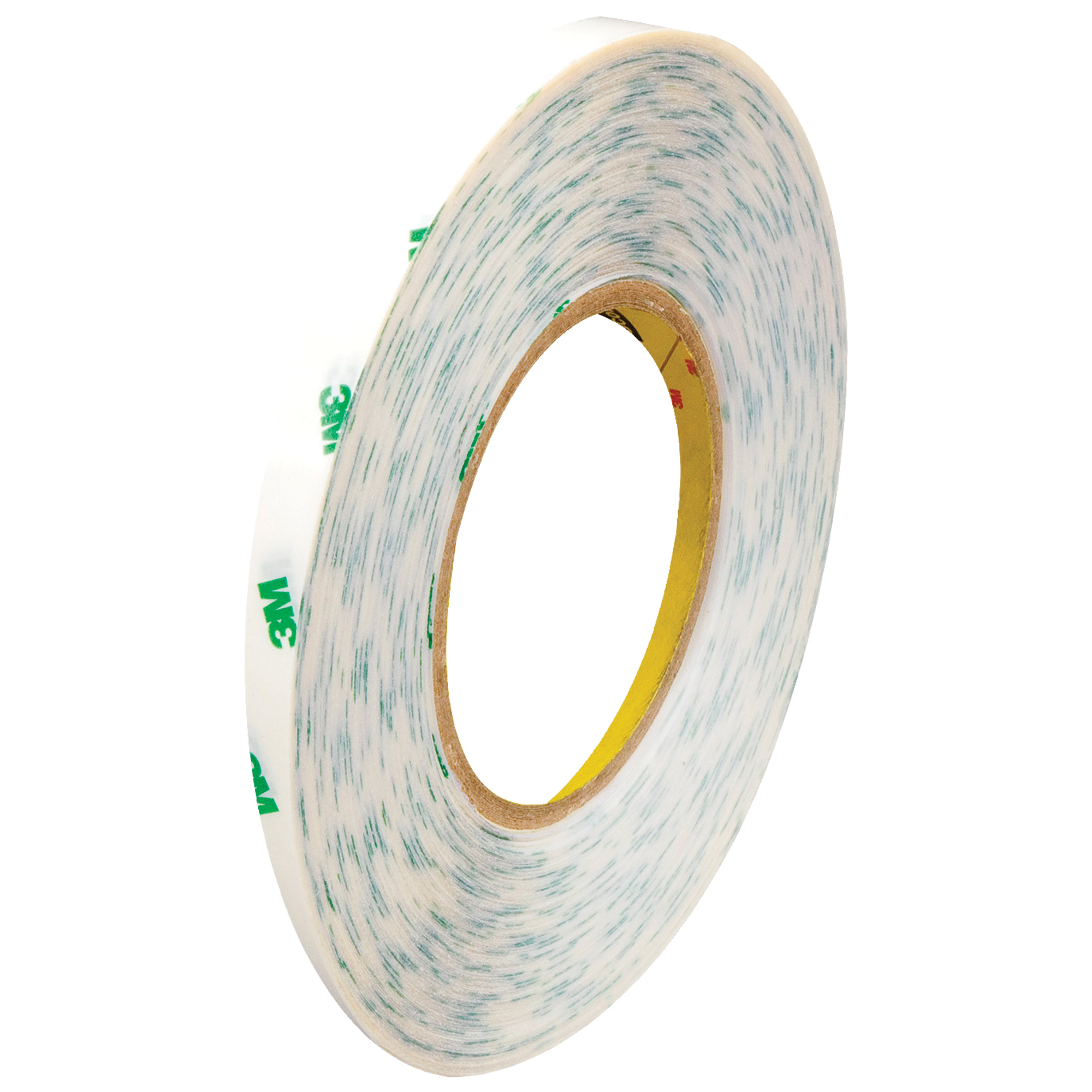 3M™ 9082 Adhesive Transfer Tape, Hand Rolls, 2.0 Mil, 1/4" x 60 yds., Clear, 36/Case