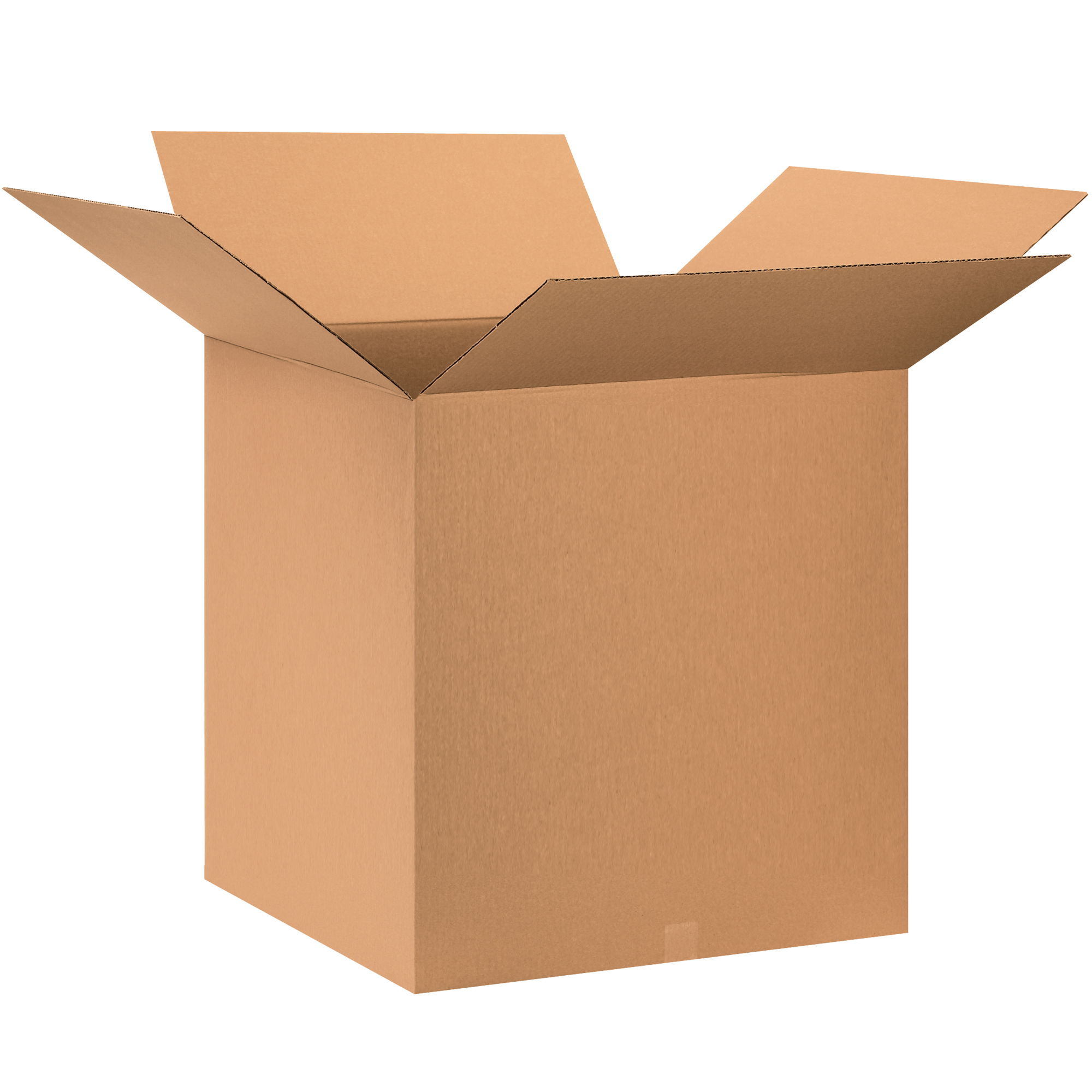 Corrugated Boxes, 28" x 28" x 28", Kraft, 5/Bundle; 120/Skid