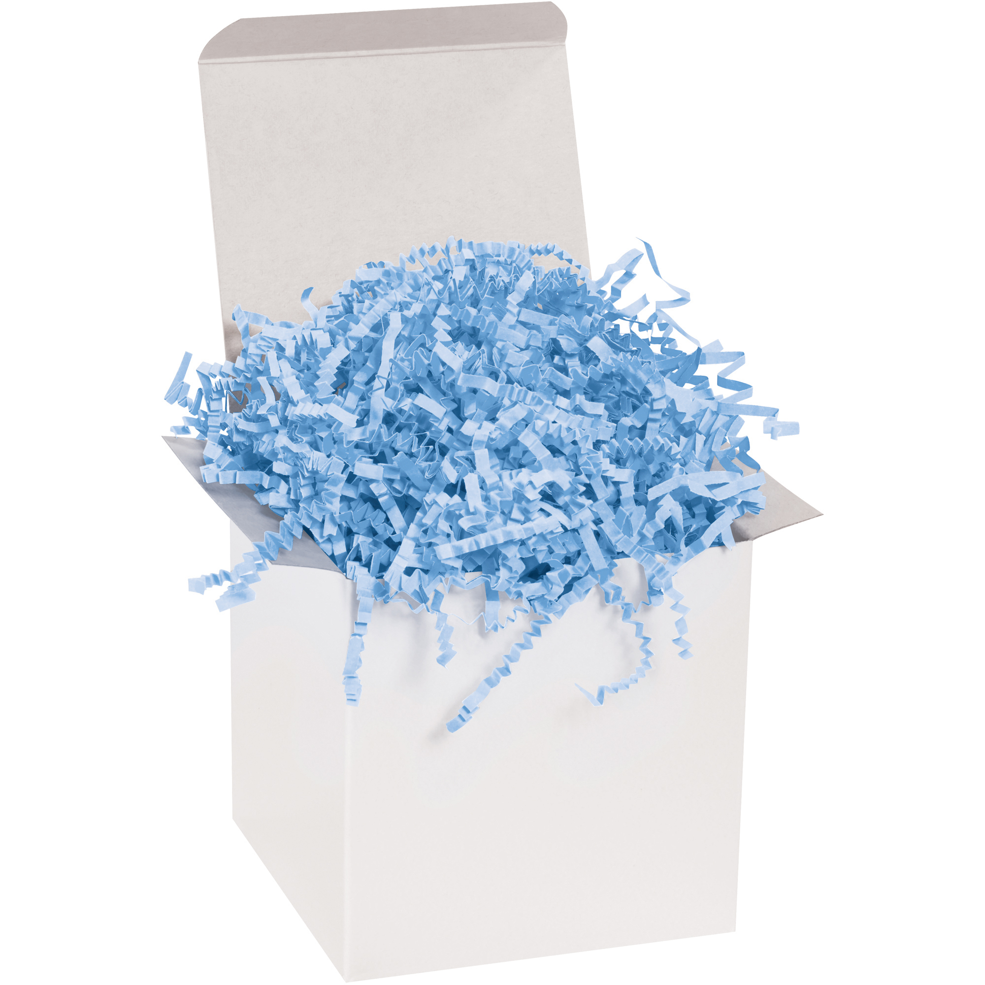 Crinkle Paper, 10 lb., Light Blue, 1/Case