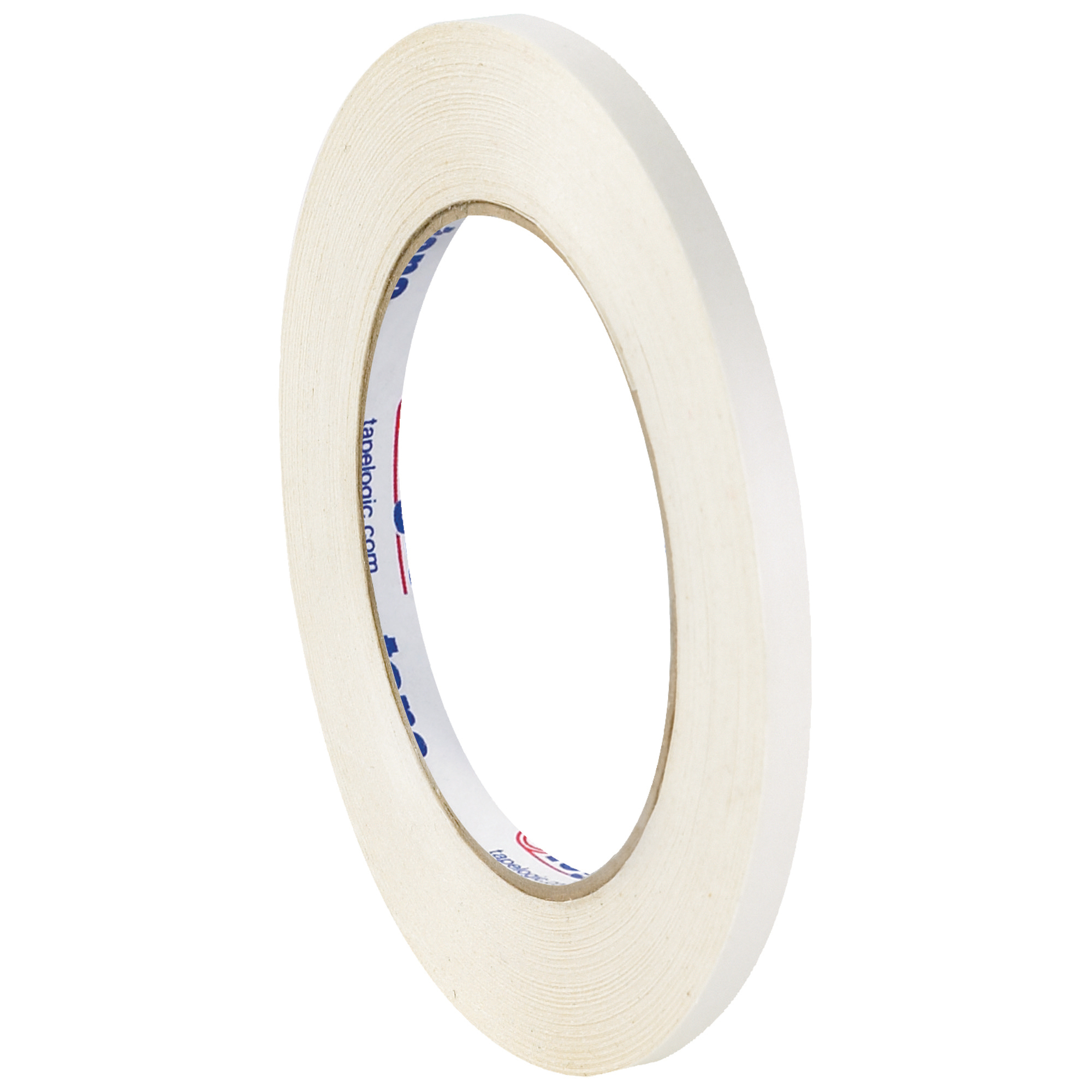 Tape Logic® Double Sided Film Tape, 3.5 Mil, 1/4" x 60 yds., White, 188/Case