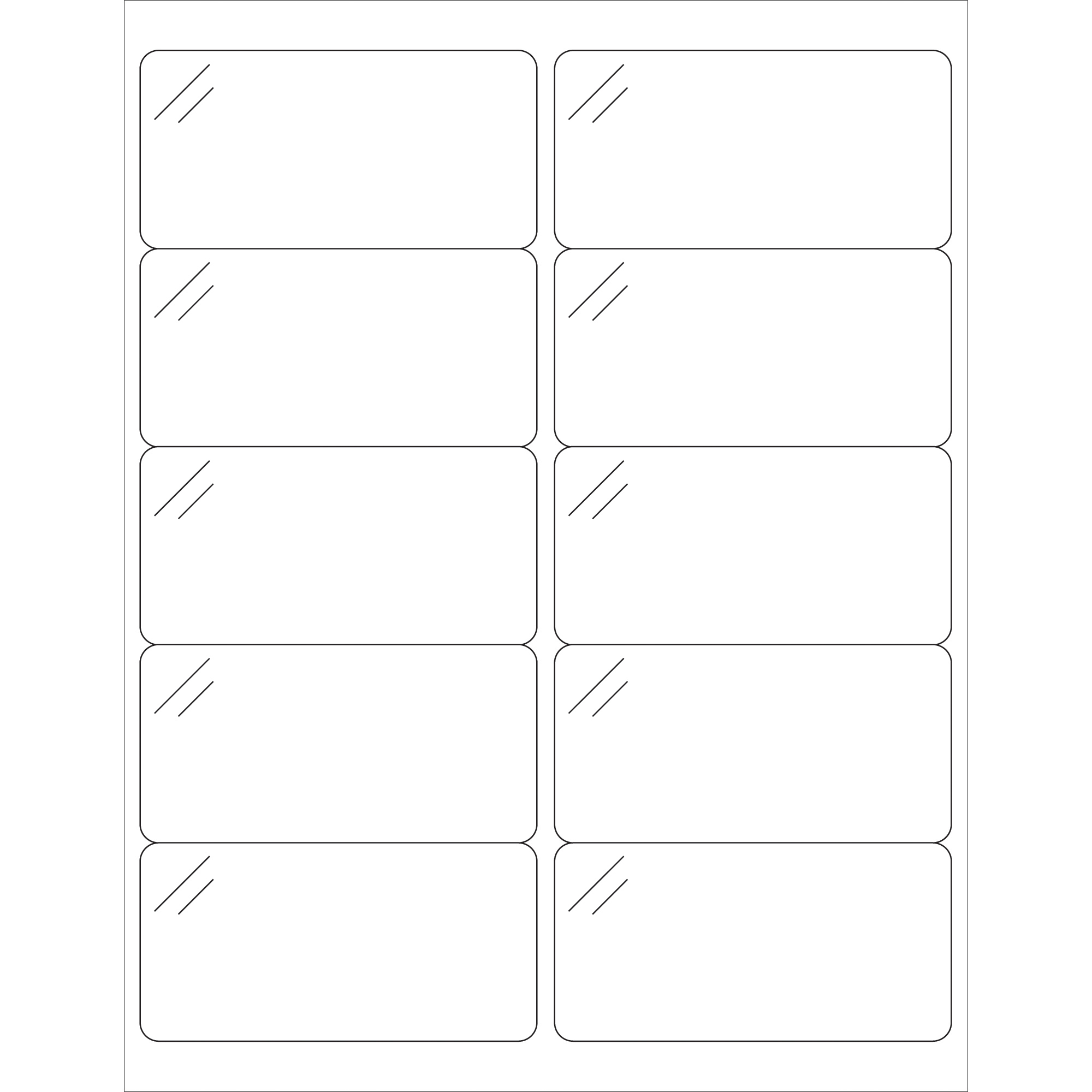 Tape Logic® Rectangle Laser Labels, 4" x 2", Crystal Clear, 1000/Case