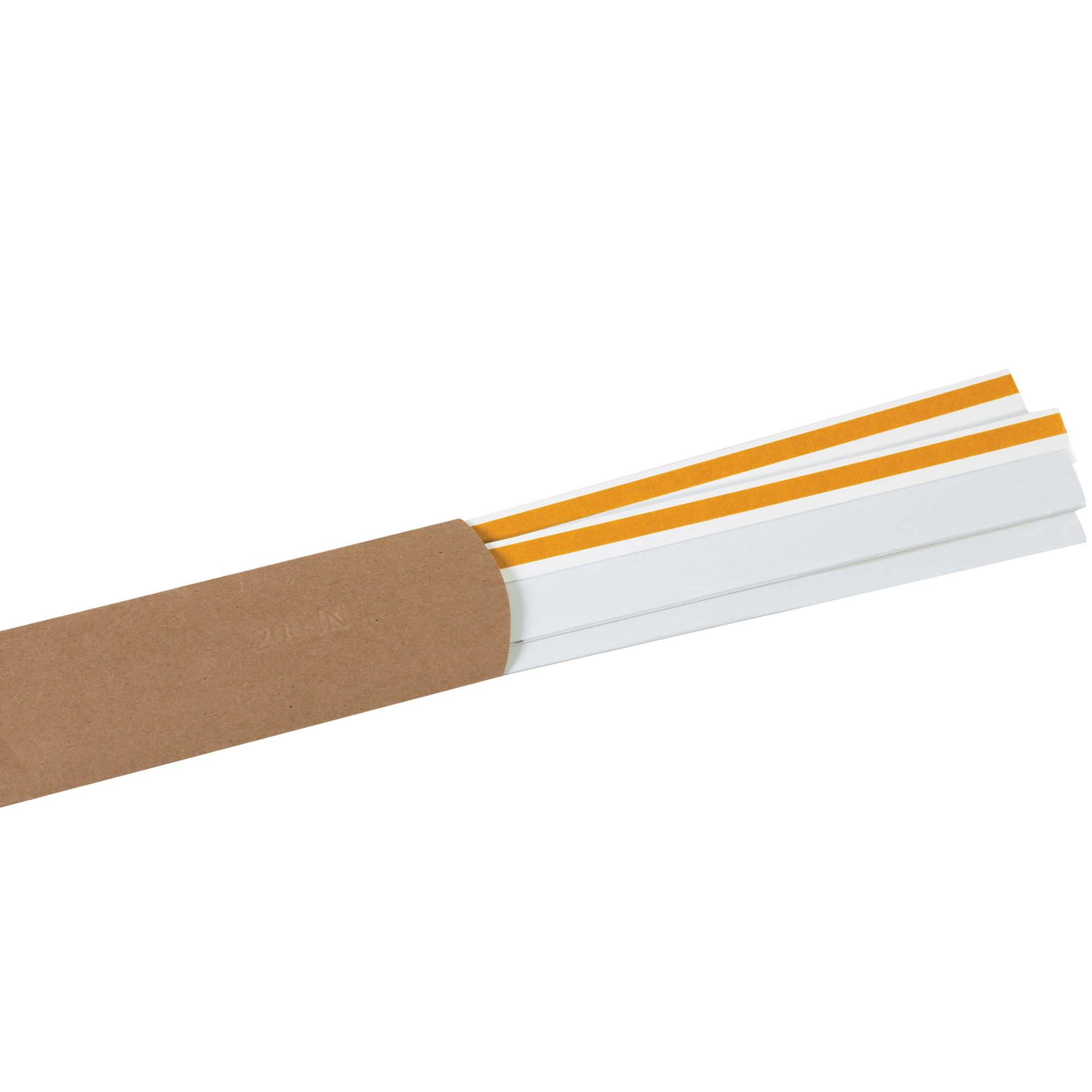 Slip-Strip™ Label Holder Strip, 1 1/4" x 48", Clear, 6/Case