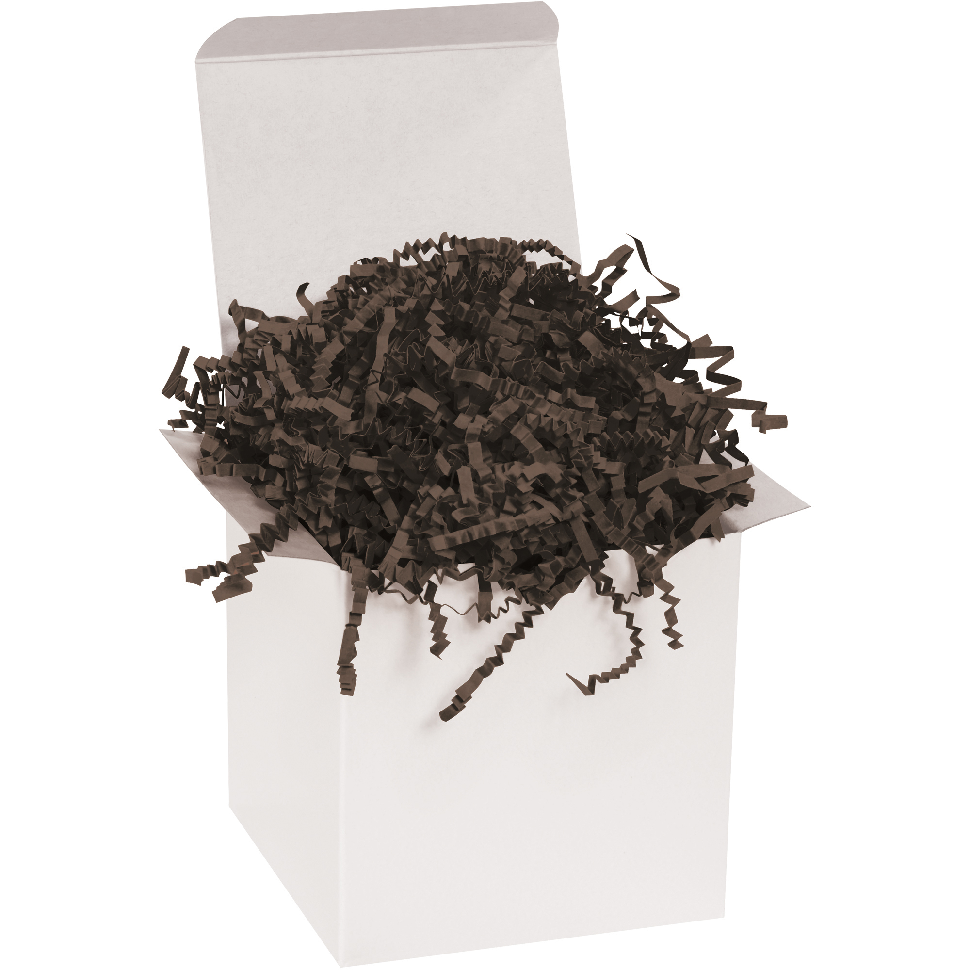 Crinkle Paper, 10 lb., Chocolate, 1/Case
