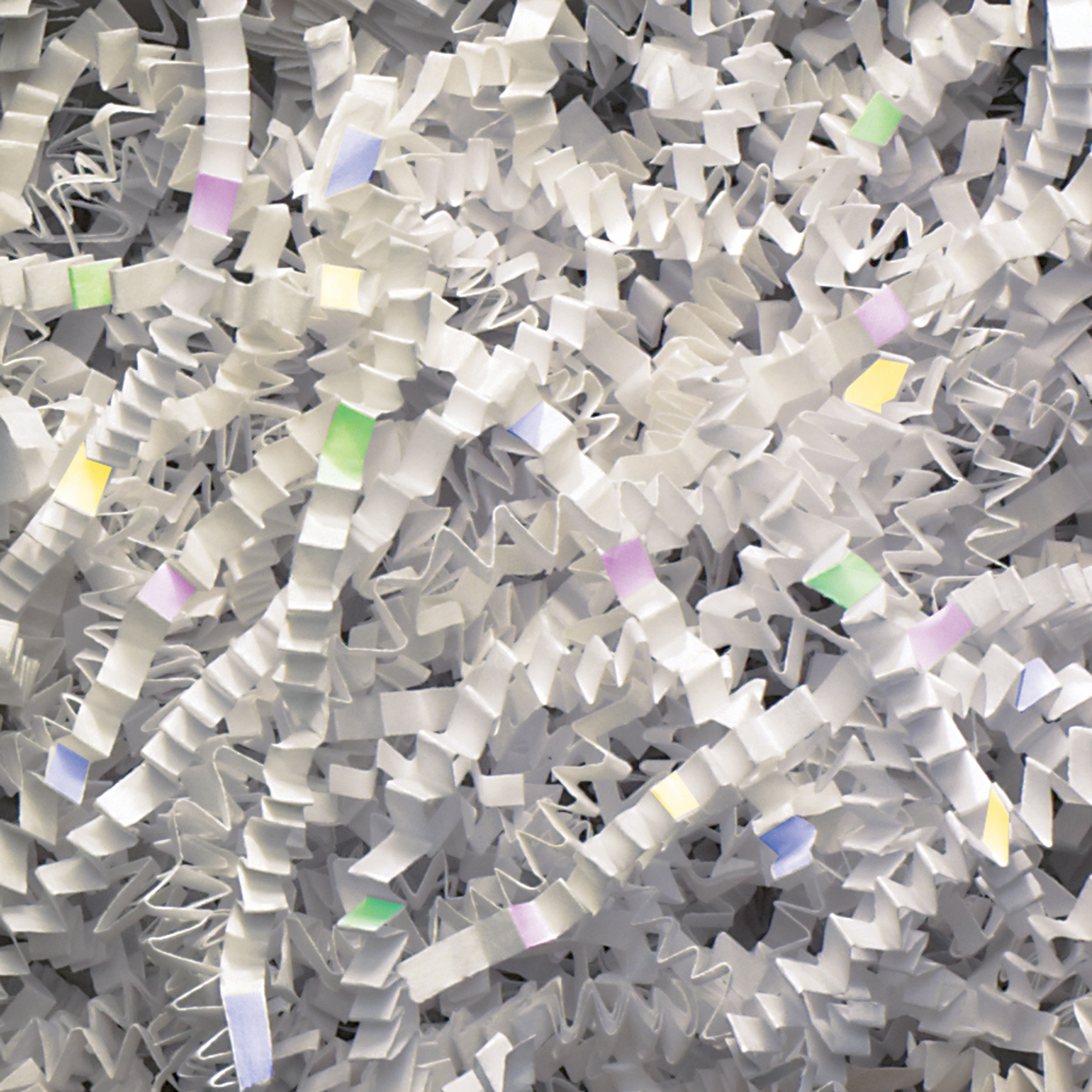 Crinkle Paper Blend, Iridescent/White, 10 Lbs./Case
