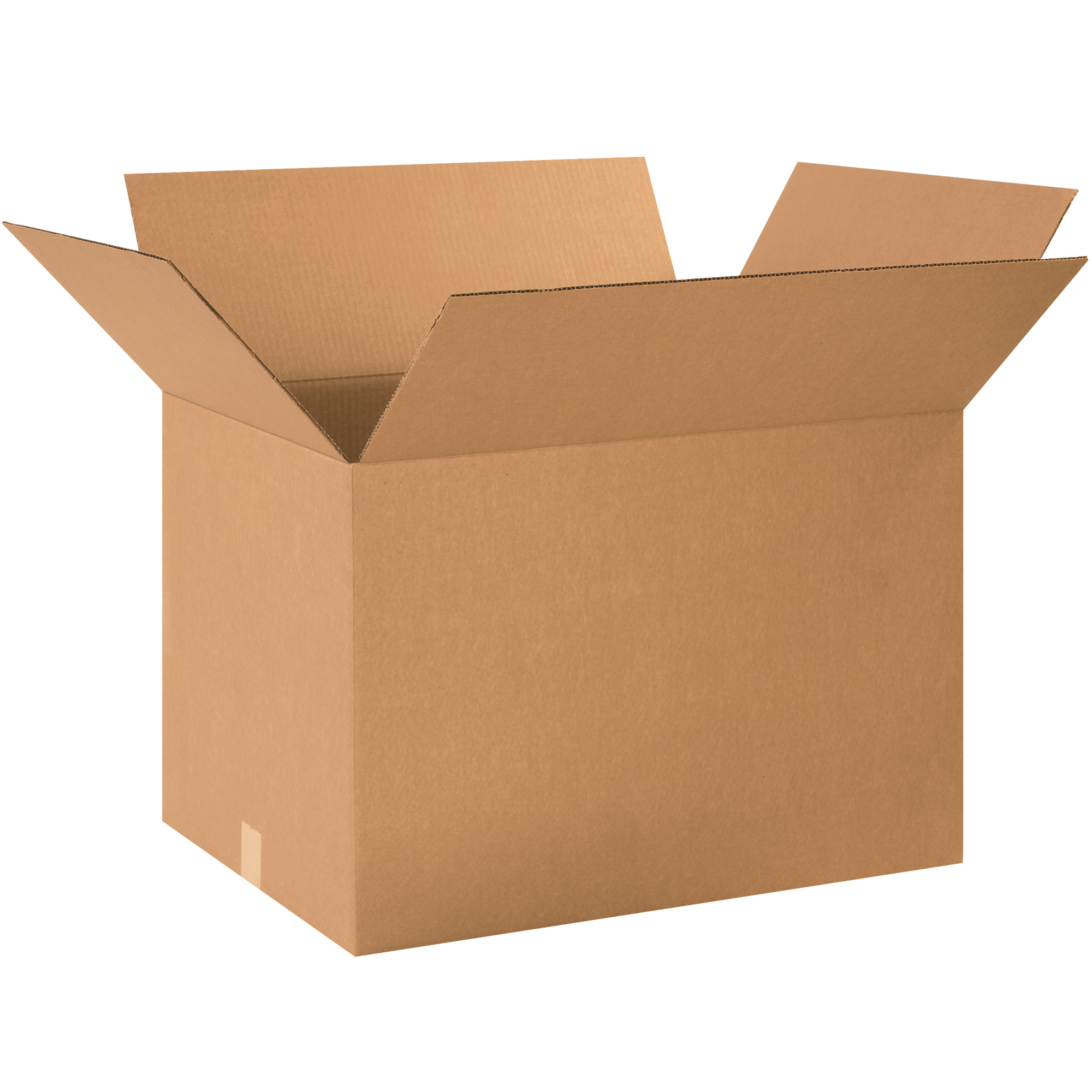 Corrugated Boxes, 24" x 18" x 16", Kraft, 15/Bundle; 120/Skid