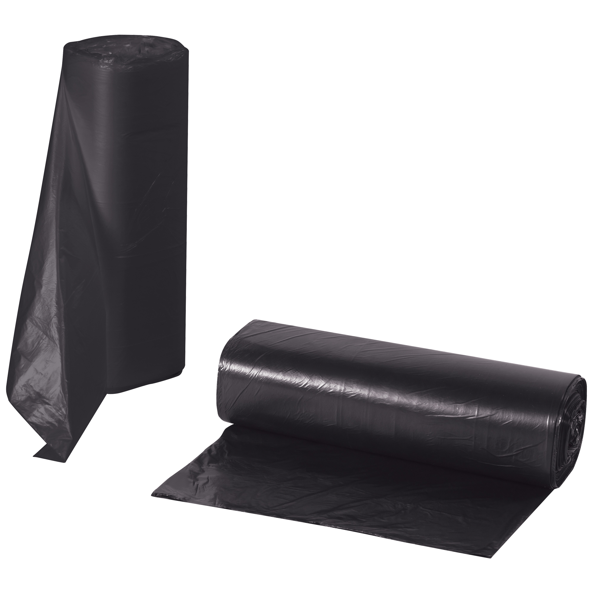 High Density Trash Liners, 33 Gallon, .86 Mil., 33" x 40", Black,250/Case