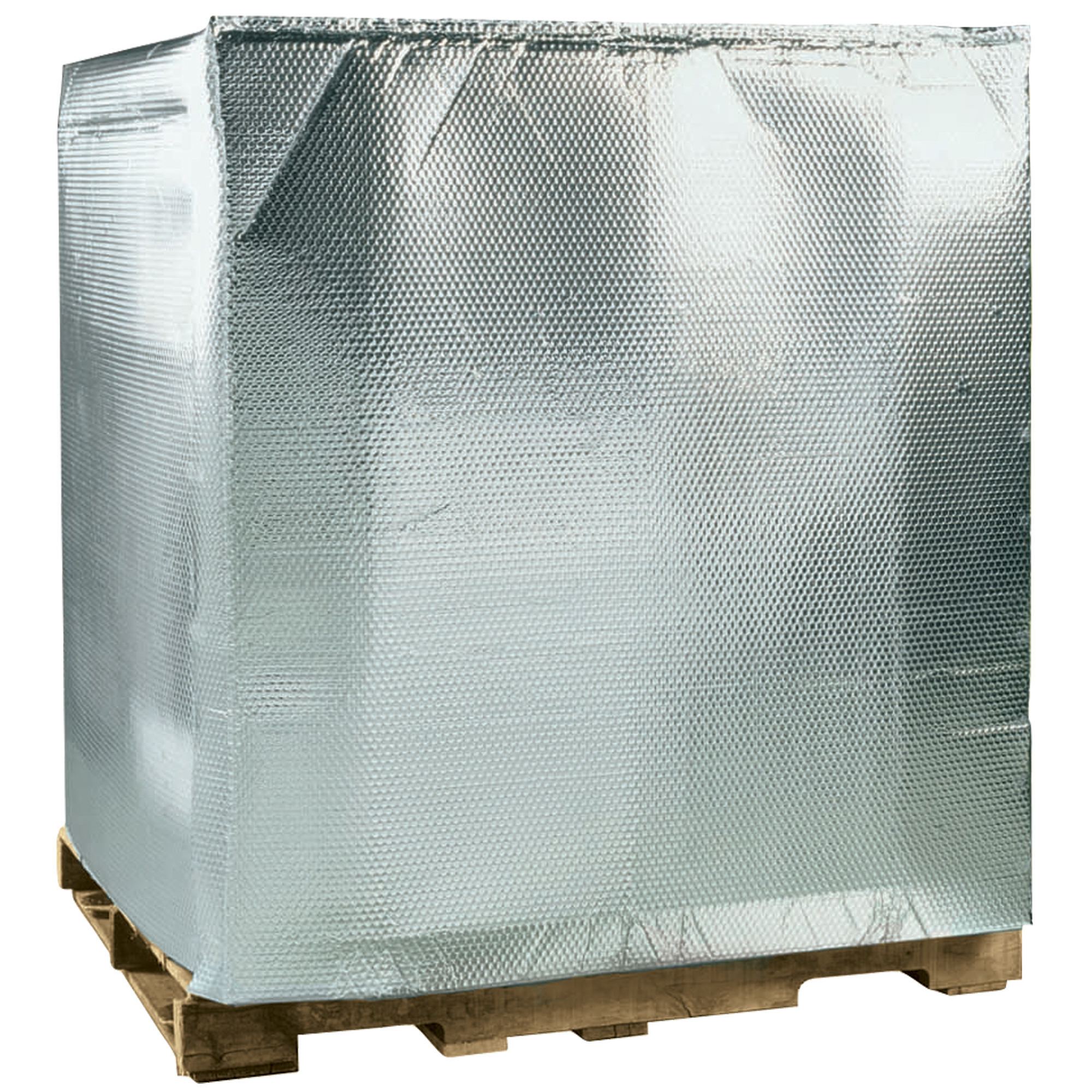 Cool Shield Bubble Pallet Cover, 48" x 40" x 48", Silver, 5/Case