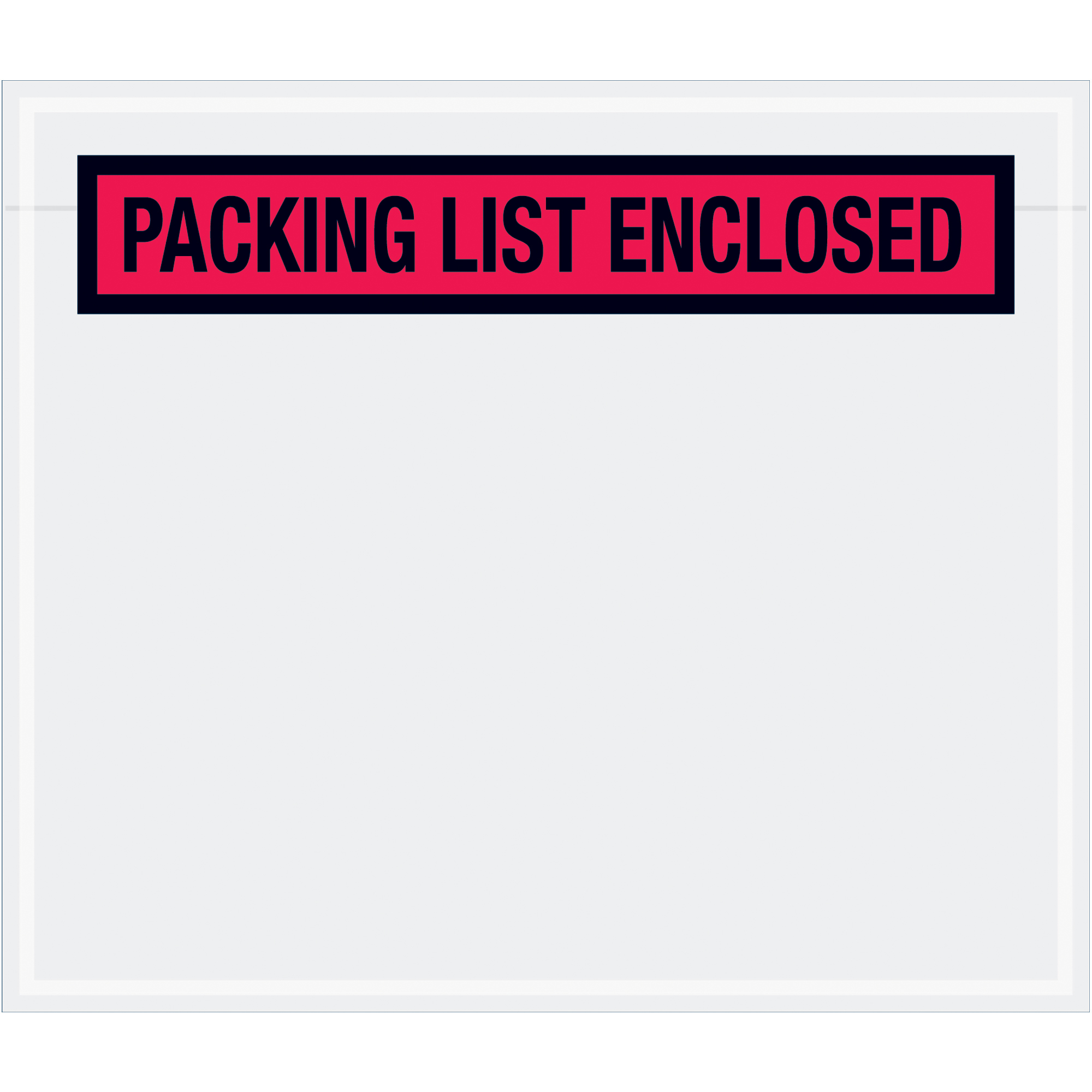 Tape Logic® "Packing List Enclosed" Envelopes, 7" x 6" "Pa, Red, 1000/Case