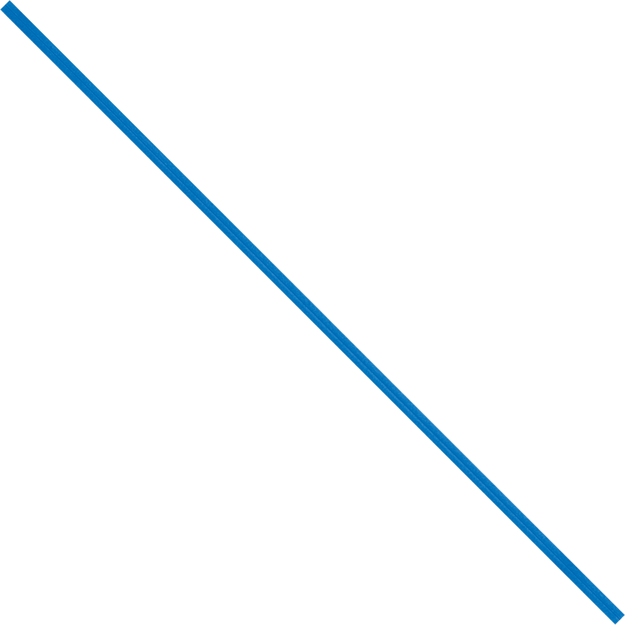 Paper Twist Ties, 10" x 5/32", Blue, 2000/Case