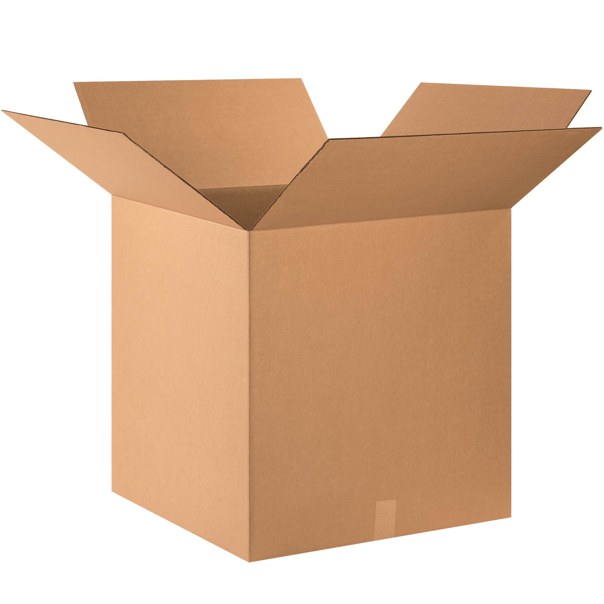 Corrugated Boxes, 24" x 24" x 24", Kraft, 10/Bundle; 120/Skid