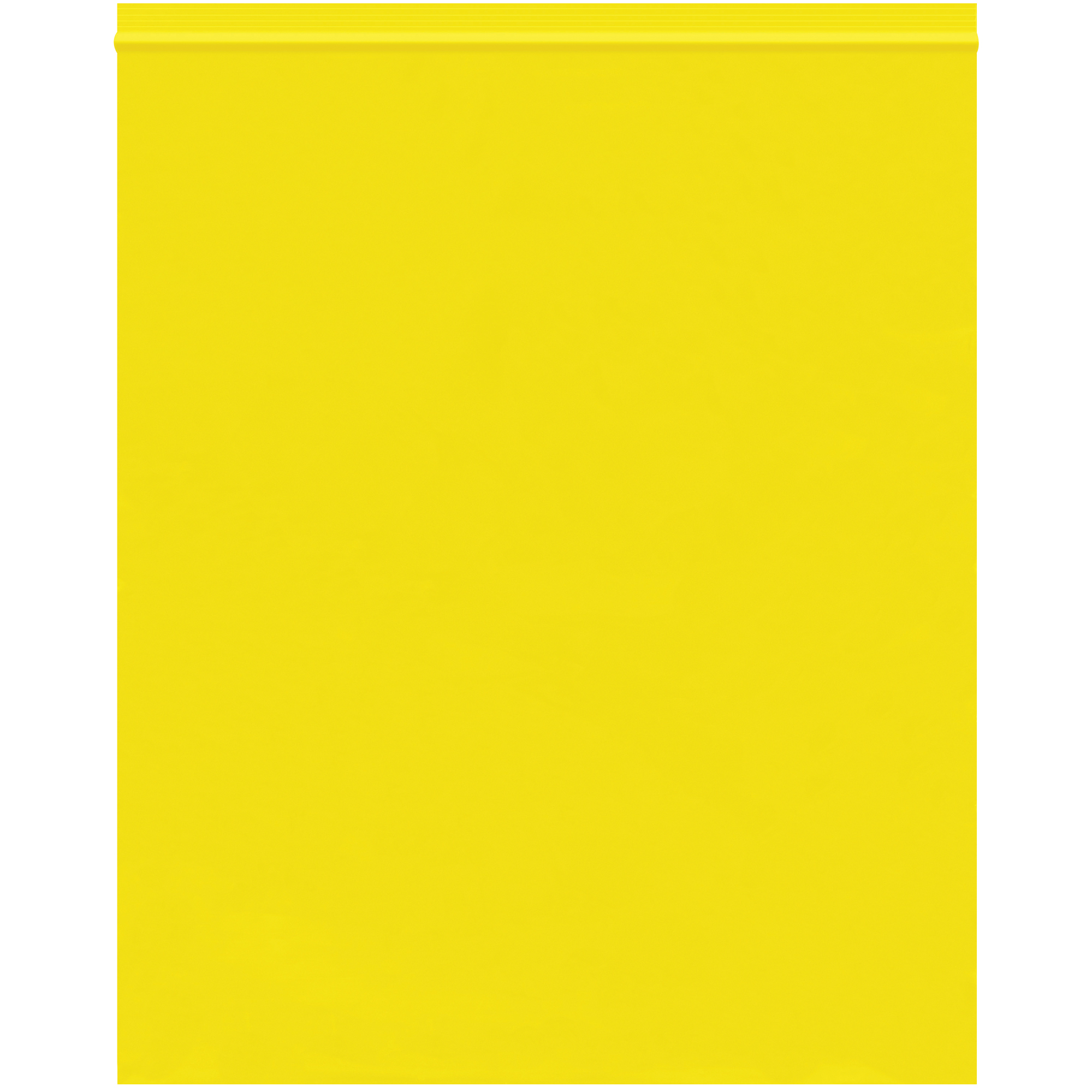 Reclosable 2 Mil Poly Bags, 10" x 12", Yellow, 1000/Case