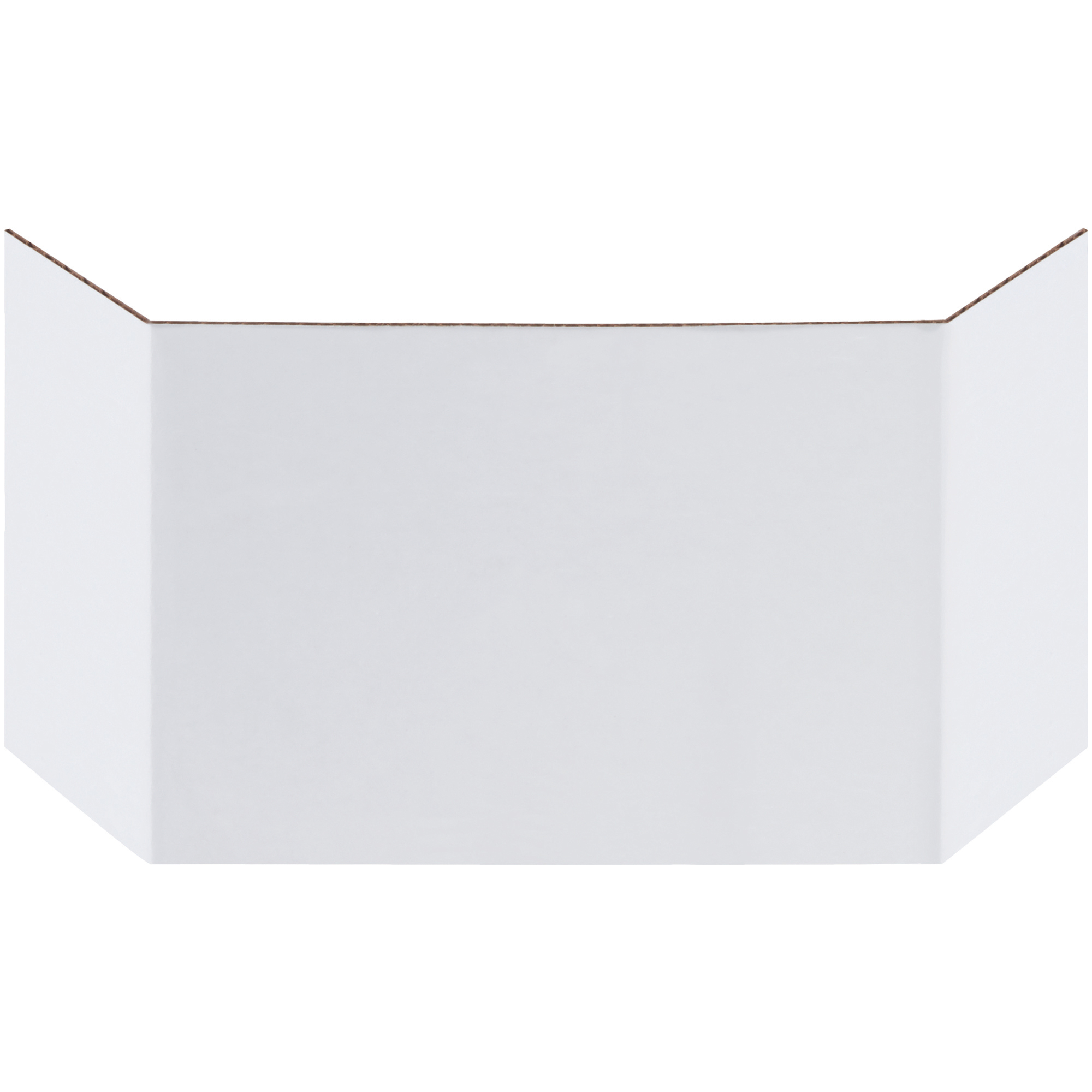 Corrugated Bin Dividers, 6", White, 100/Case