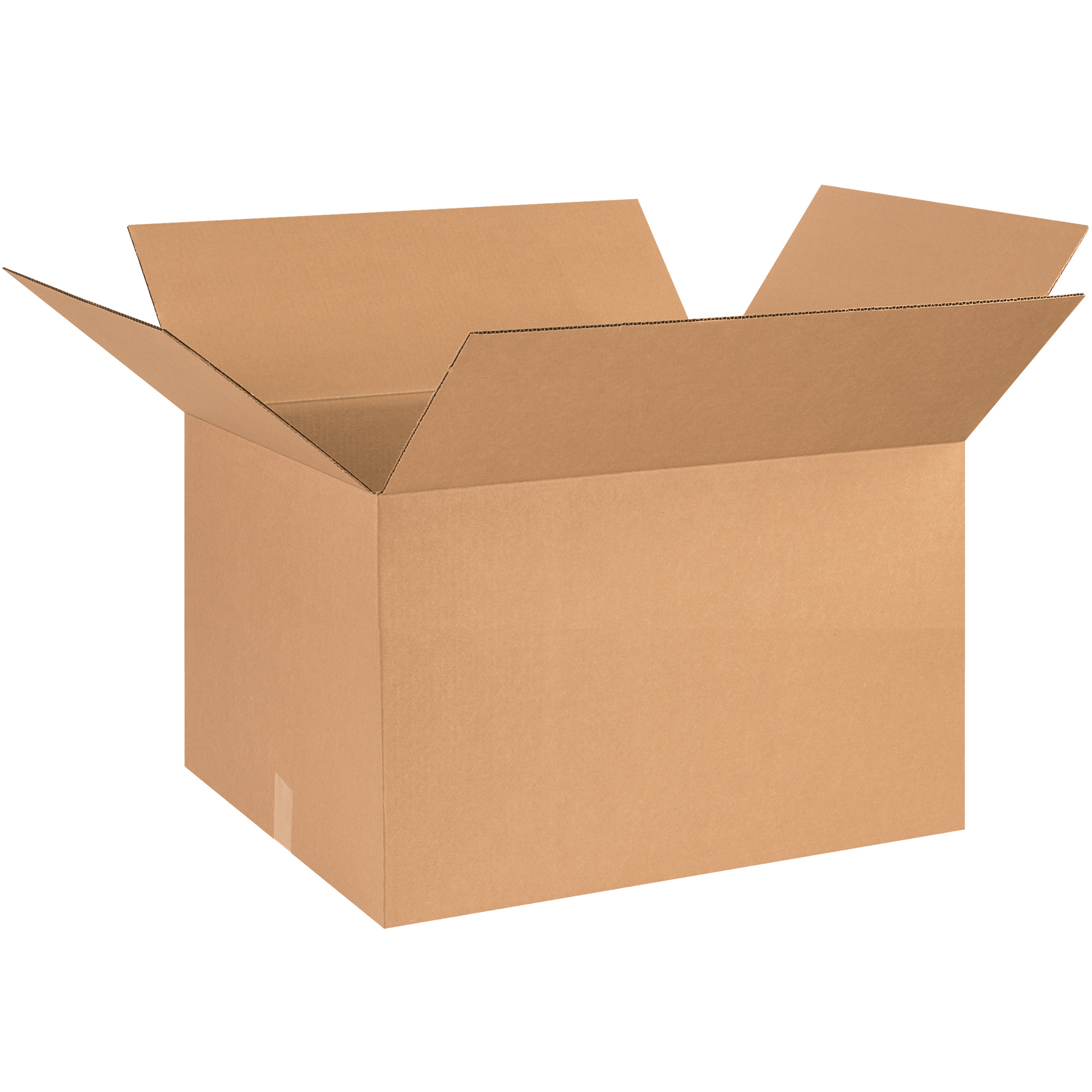 Corrugated Boxes, 26" x 20" x 16", Kraft, 10/Bundle; 120/Skid