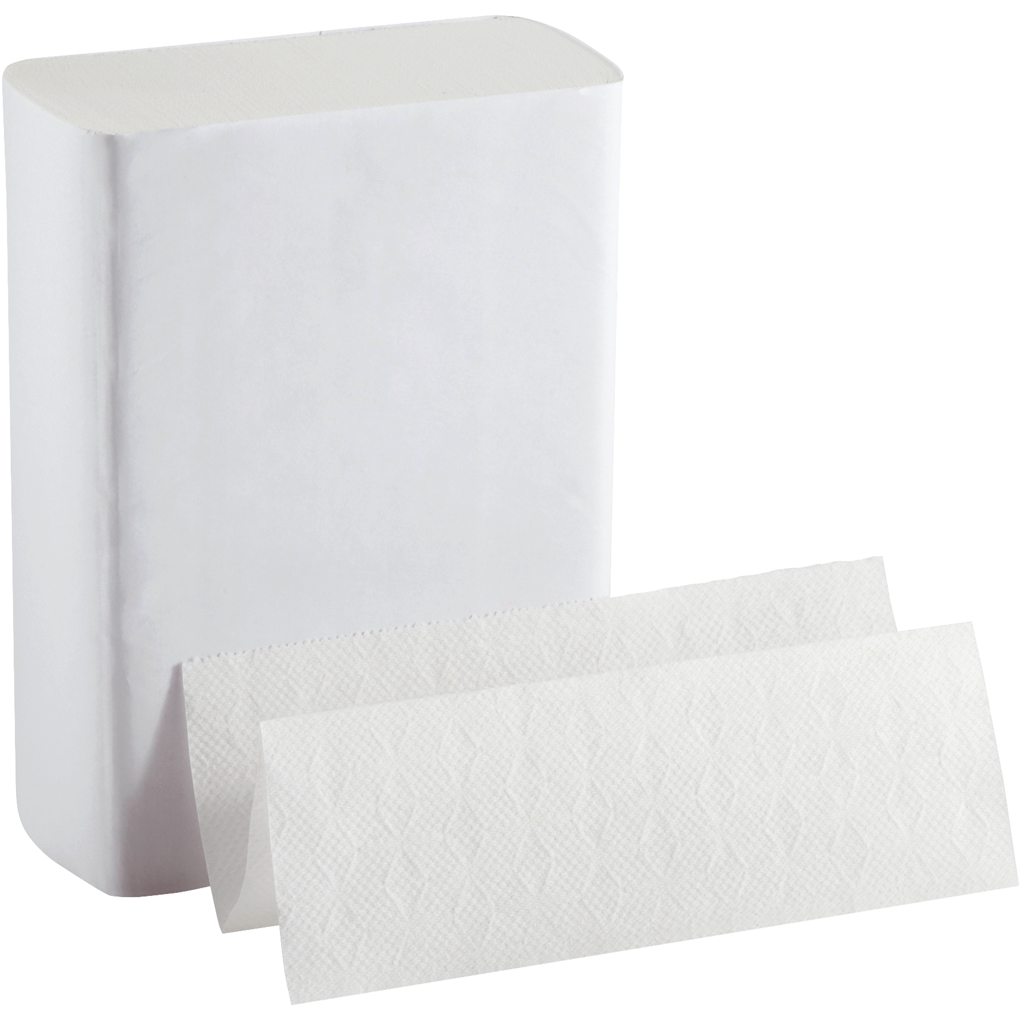 BigFold Z® White Multi-Fold Towels, 10" x 11", White, 10/Case