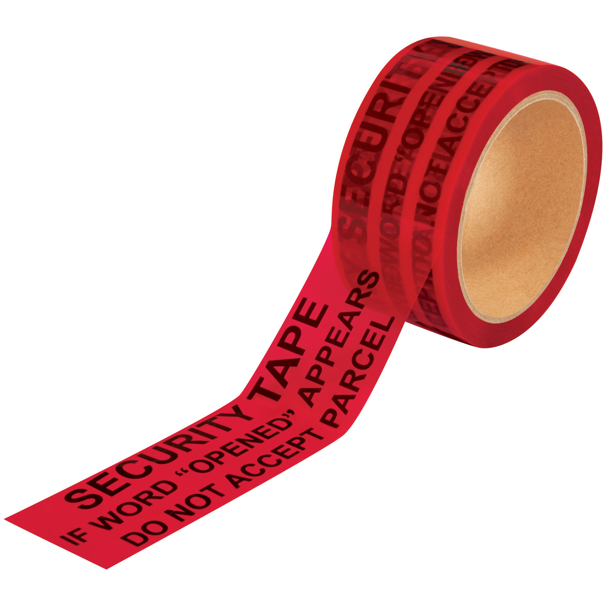 Tape Logic® Secure Tape, 2.5 Mil, 2" x 60 yds., Red, 36/Case