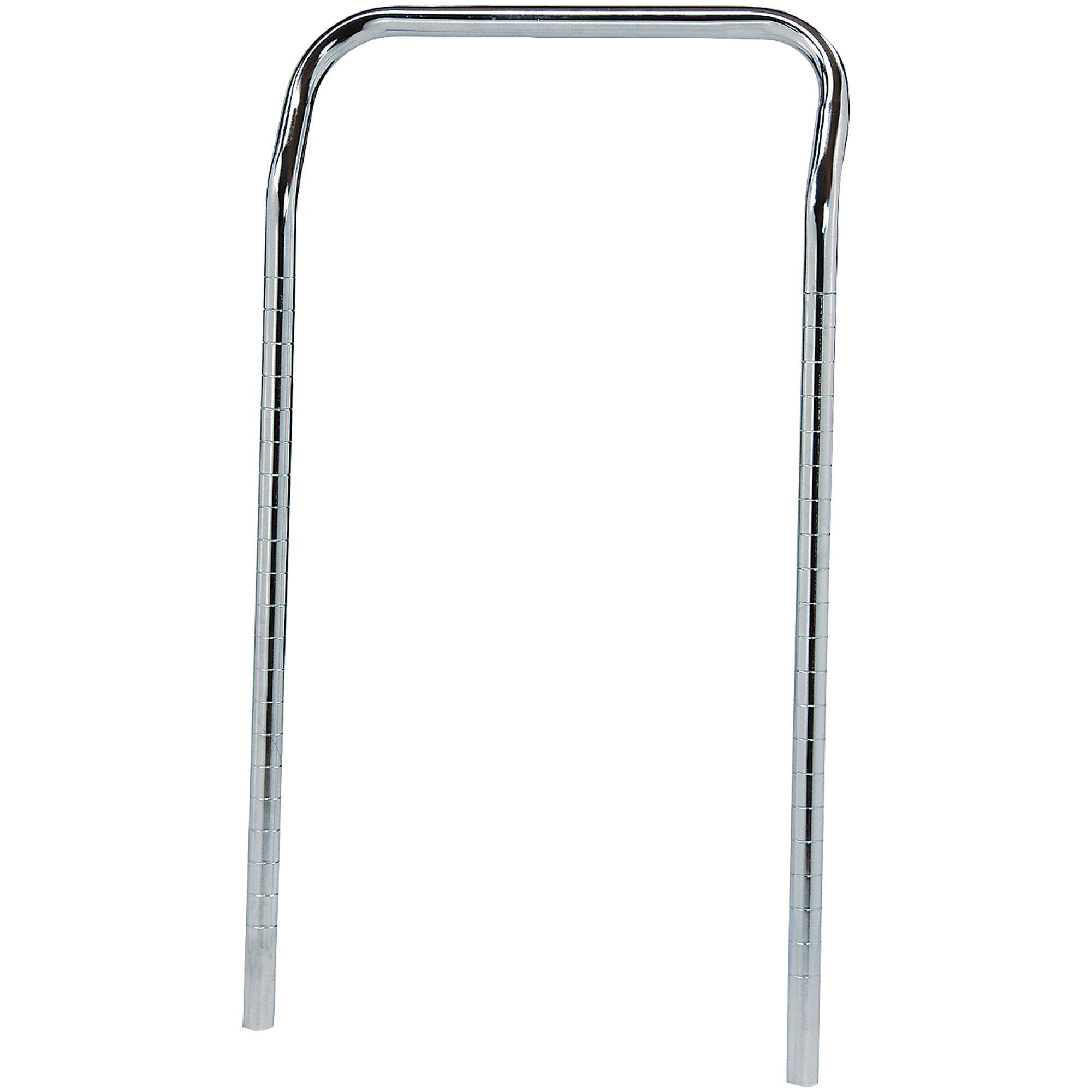 U-Handles for Heavy-Duty Wire Carts, 24", Silver, 2/Case