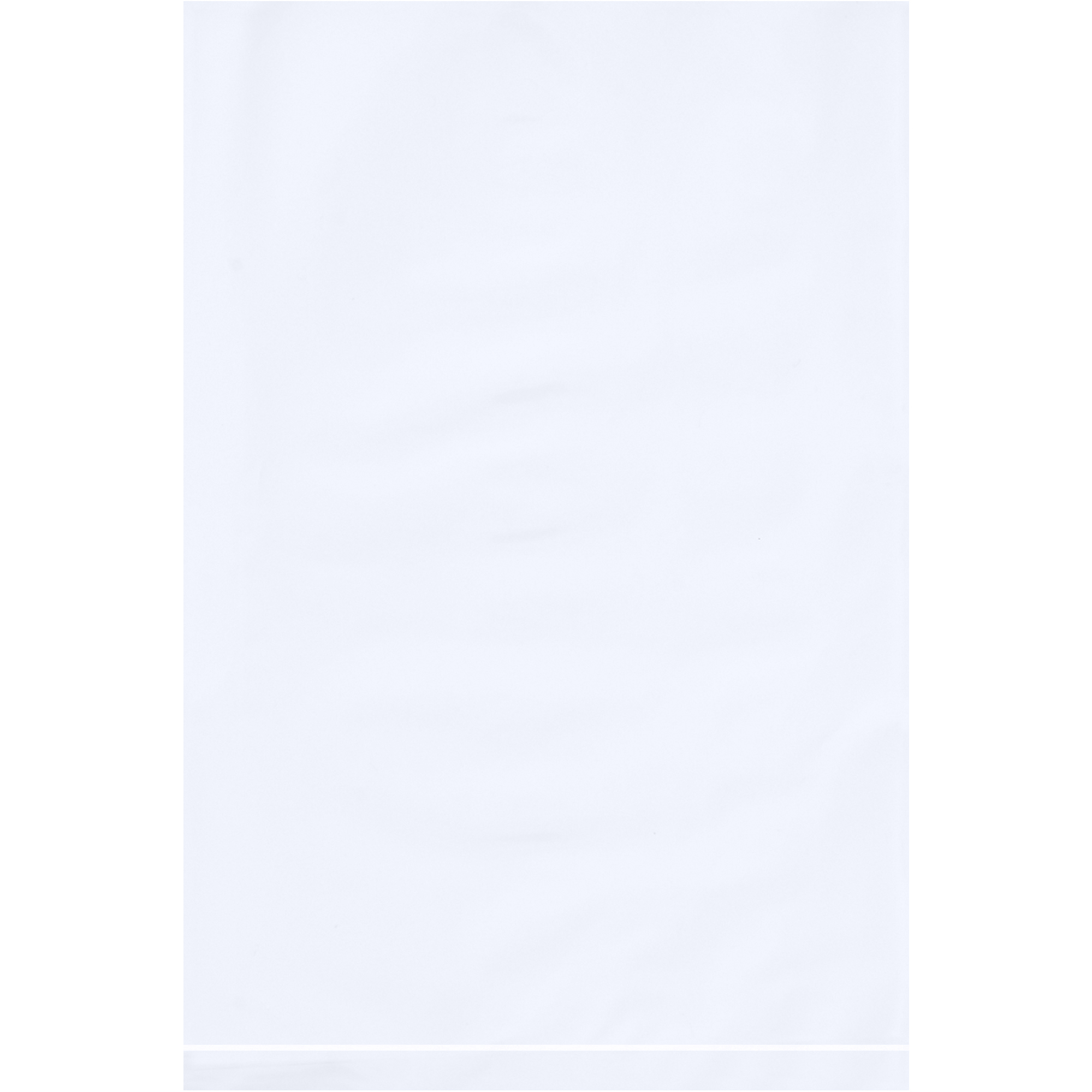 Flat 2 Mil Poly Bags, 6" x 9", White, 1000/Case