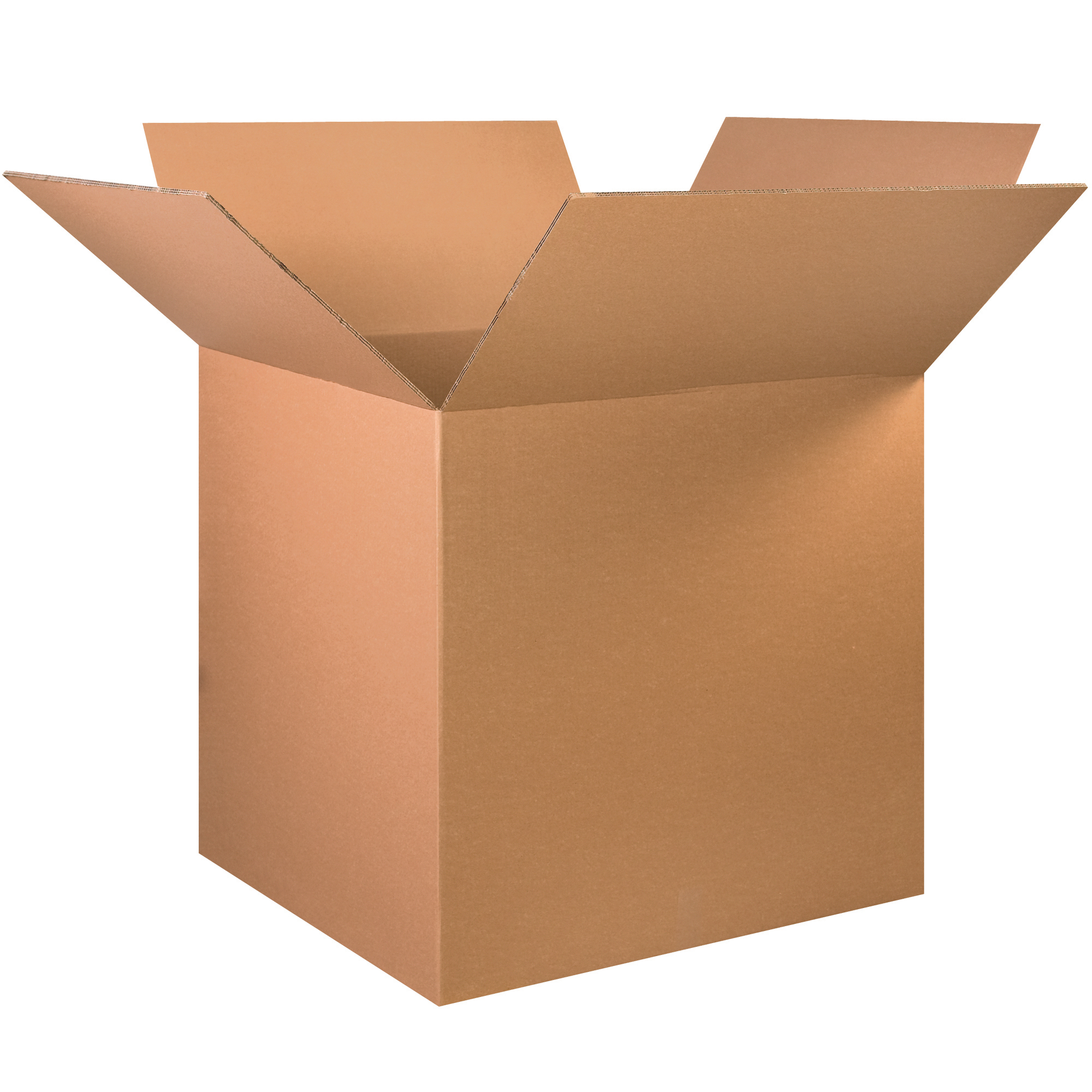 Double Wall Boxes, 36" x 36" x 36", Kraft, 5/Bundle; 75/Skid