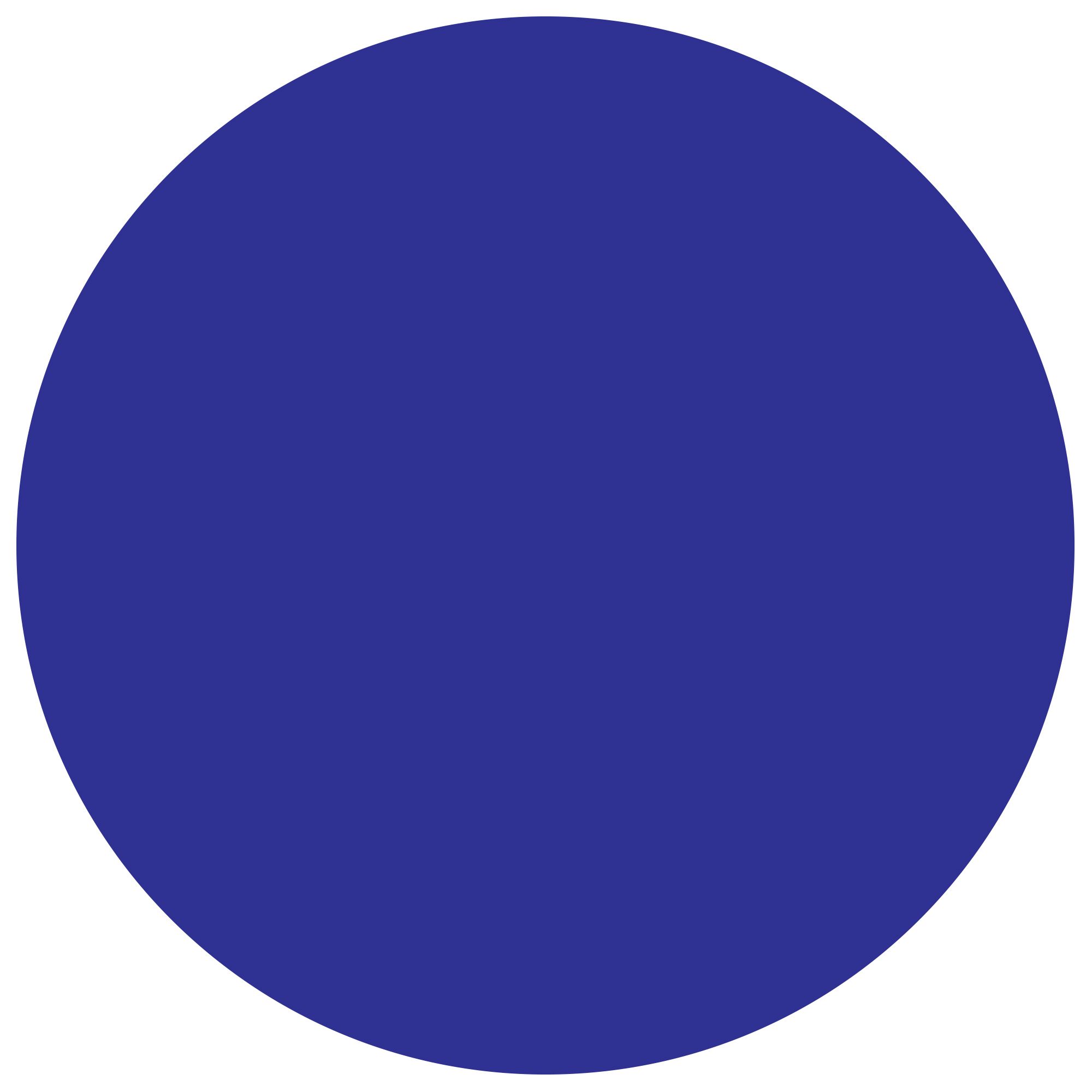Tape Logic® Removable Labels, 3" Circle, Blue, 500 /Roll
