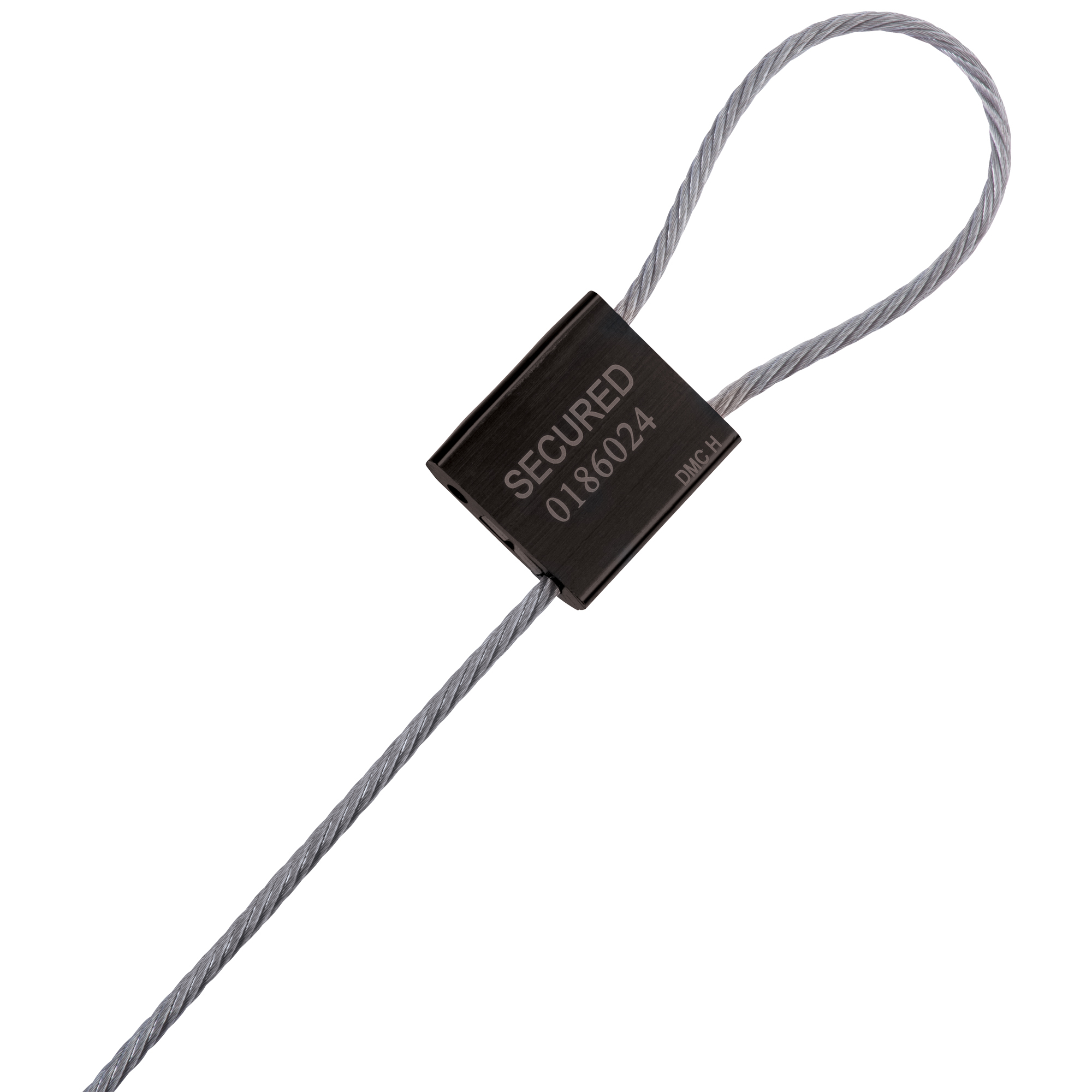 Cable Seals, 1/8" x 48", Black, 50/Case