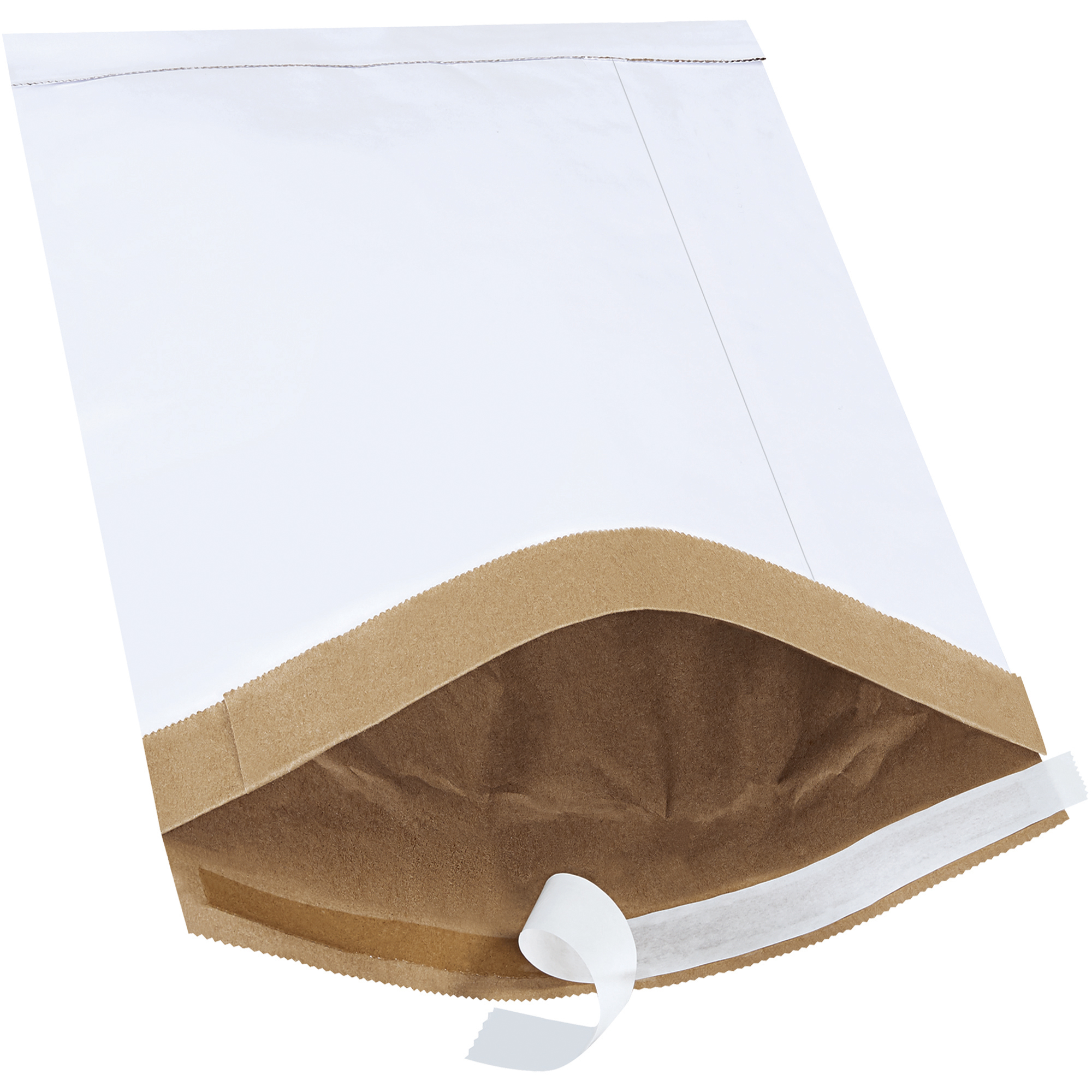 Self-Seal Padded Mailers, 9 1/2" x 14 1/2", White, 100/Case