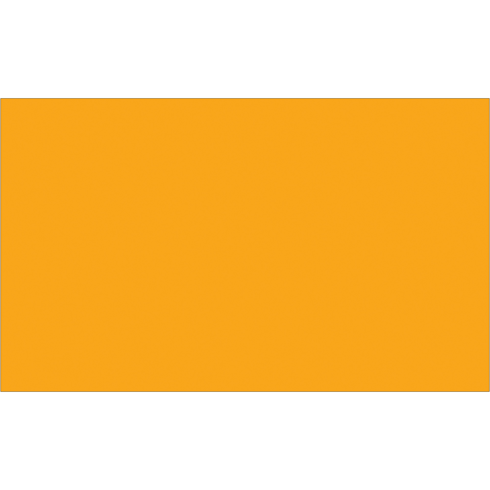 Tape Logic® Inventory Rectangle Labels, 3" x 5", Fluorescent Orange, 500/Roll