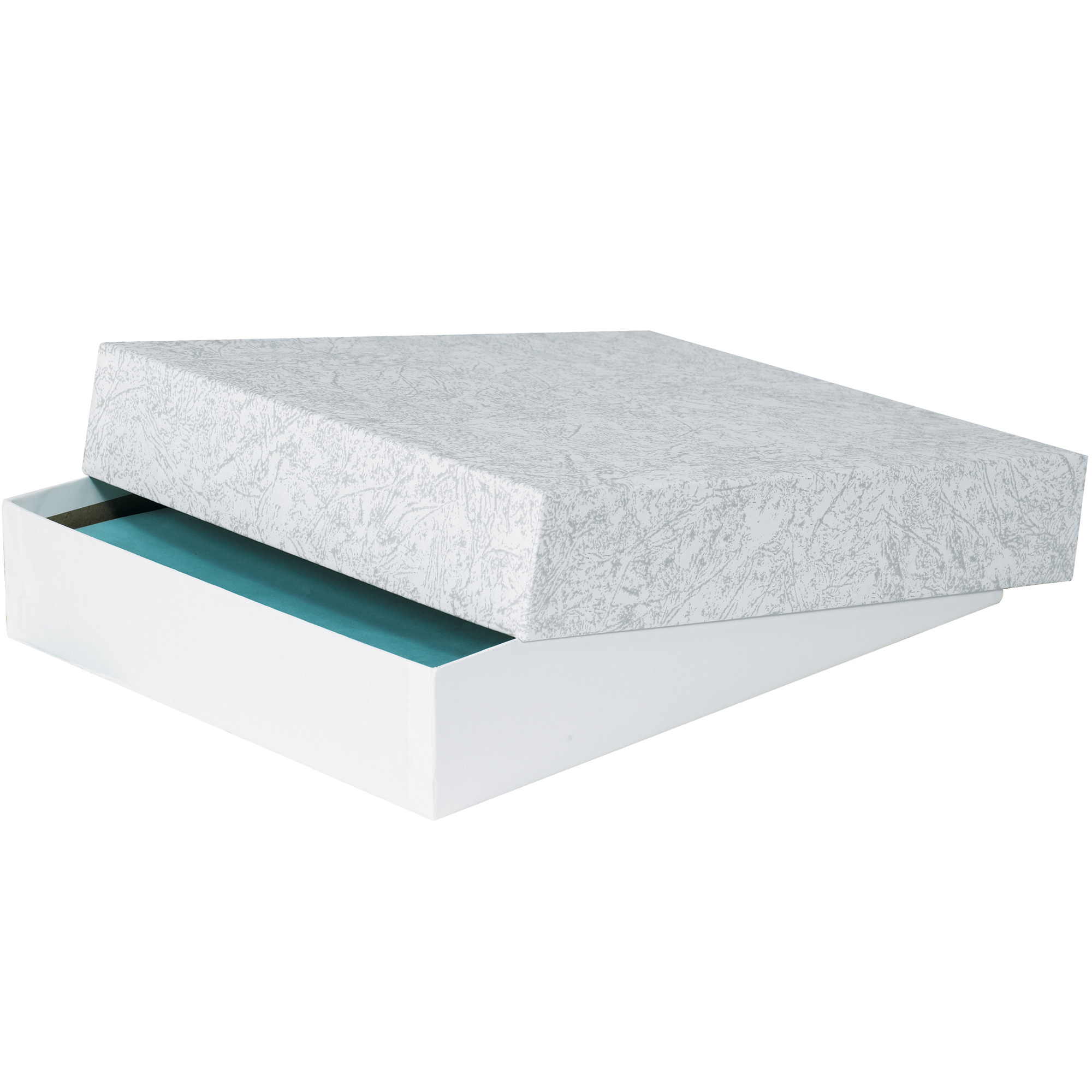 Stationery Set-Up Cartons, 8 1/2" x 11" x 2", Gray Leatherette, 40/Case