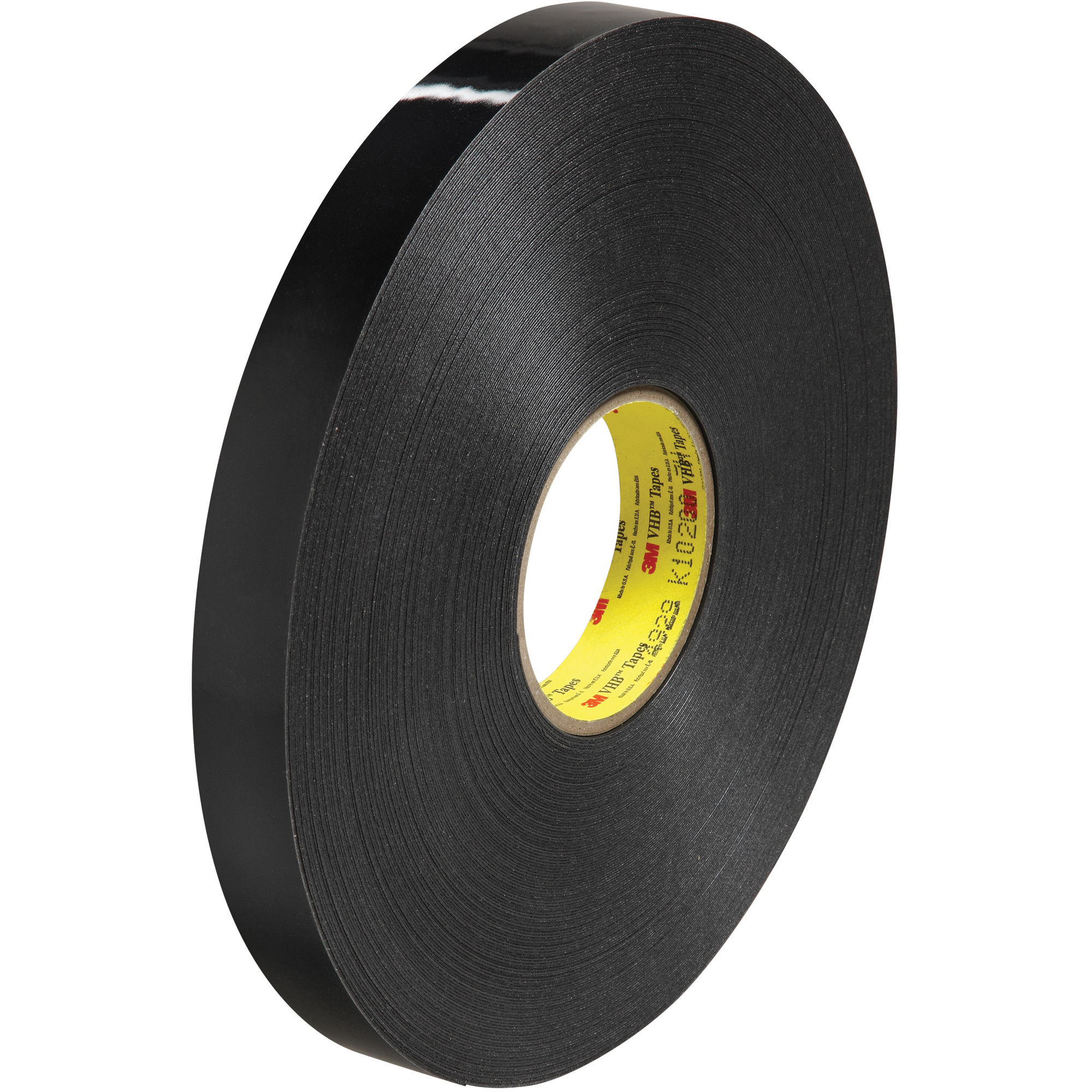 3M™ 4929 VHB™ Tape, 25.0 Mil, 1/2" x 5 yds, Black, 1/Case