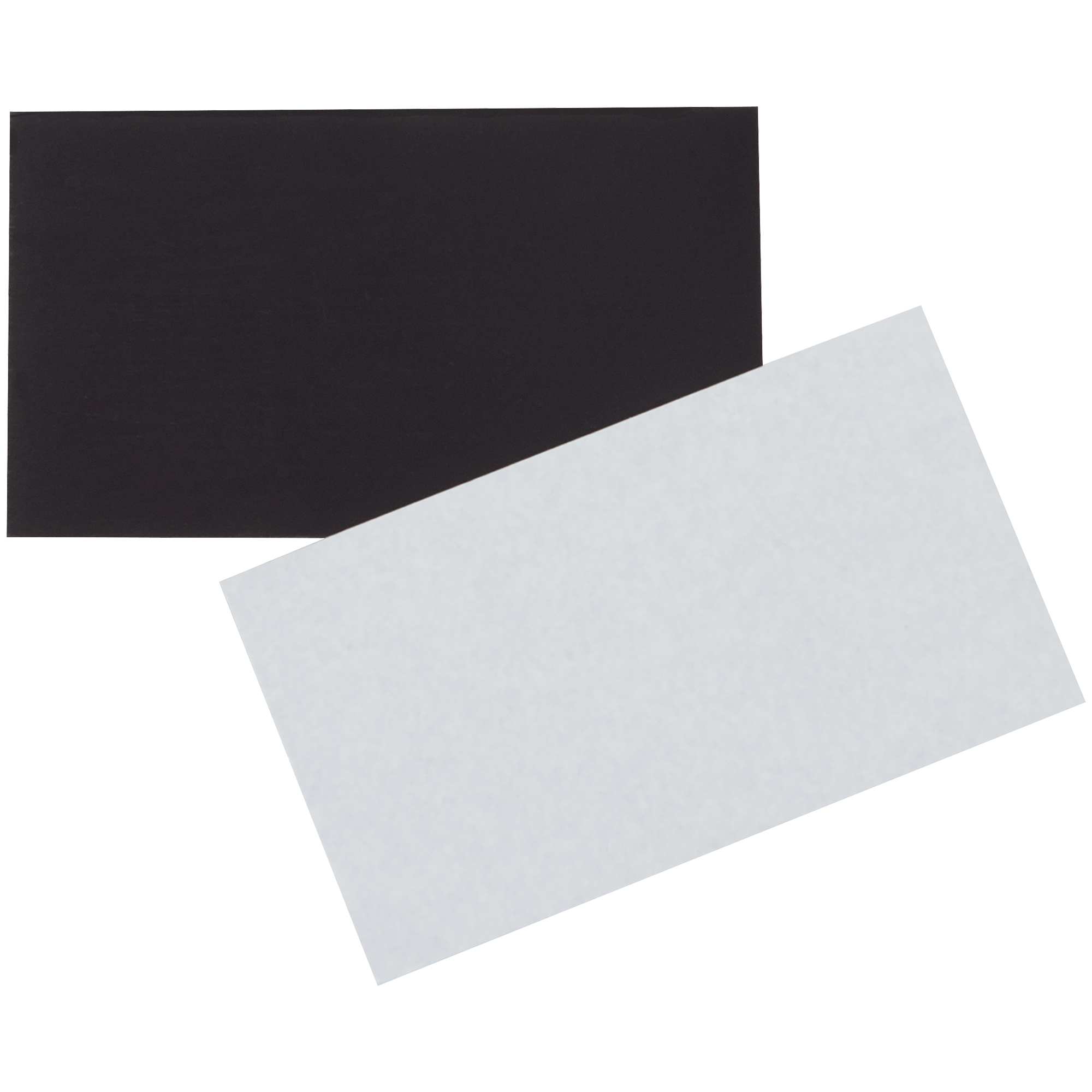 Magnetic Tape Strips, 2" x 3 1/2", Black, 100/Case