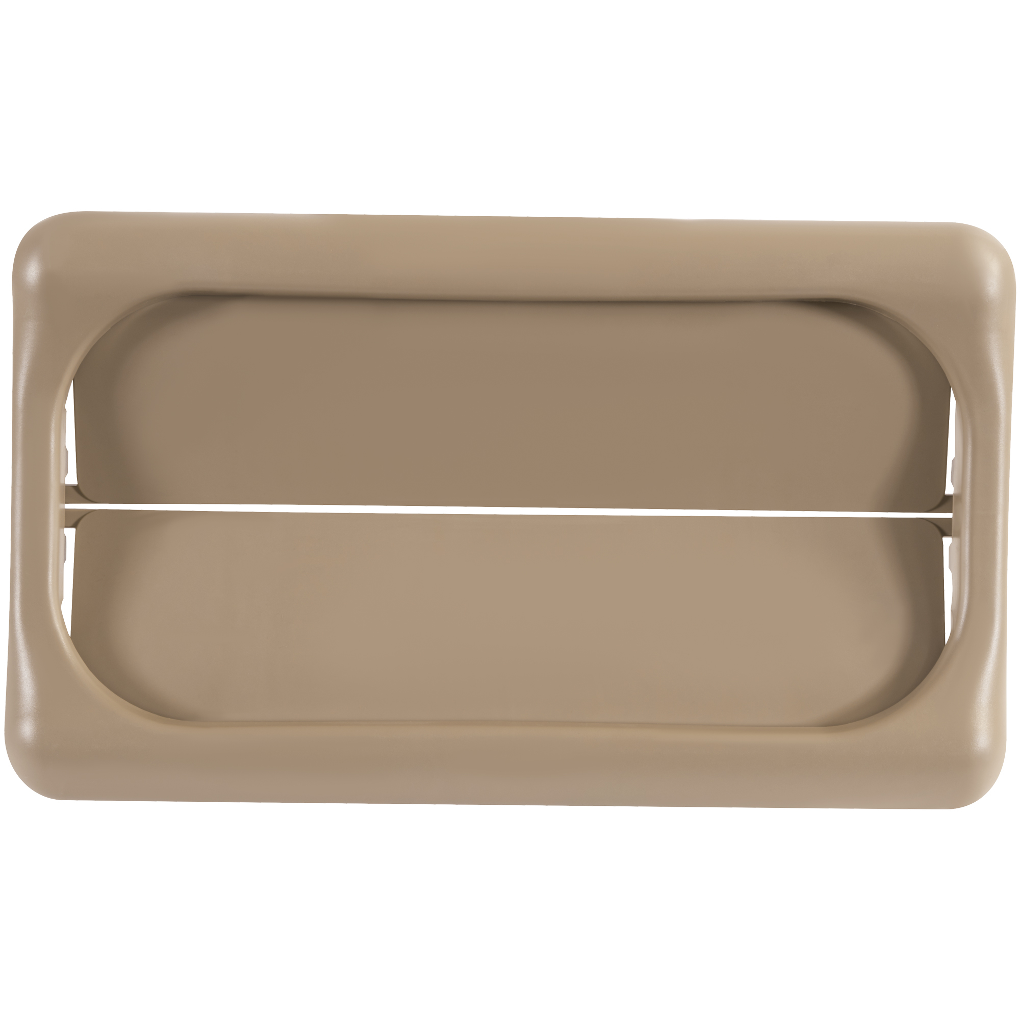 Rubbermaid® Slim Jim® Swing Top Lid, 21" x 11", Beige, 1/Each