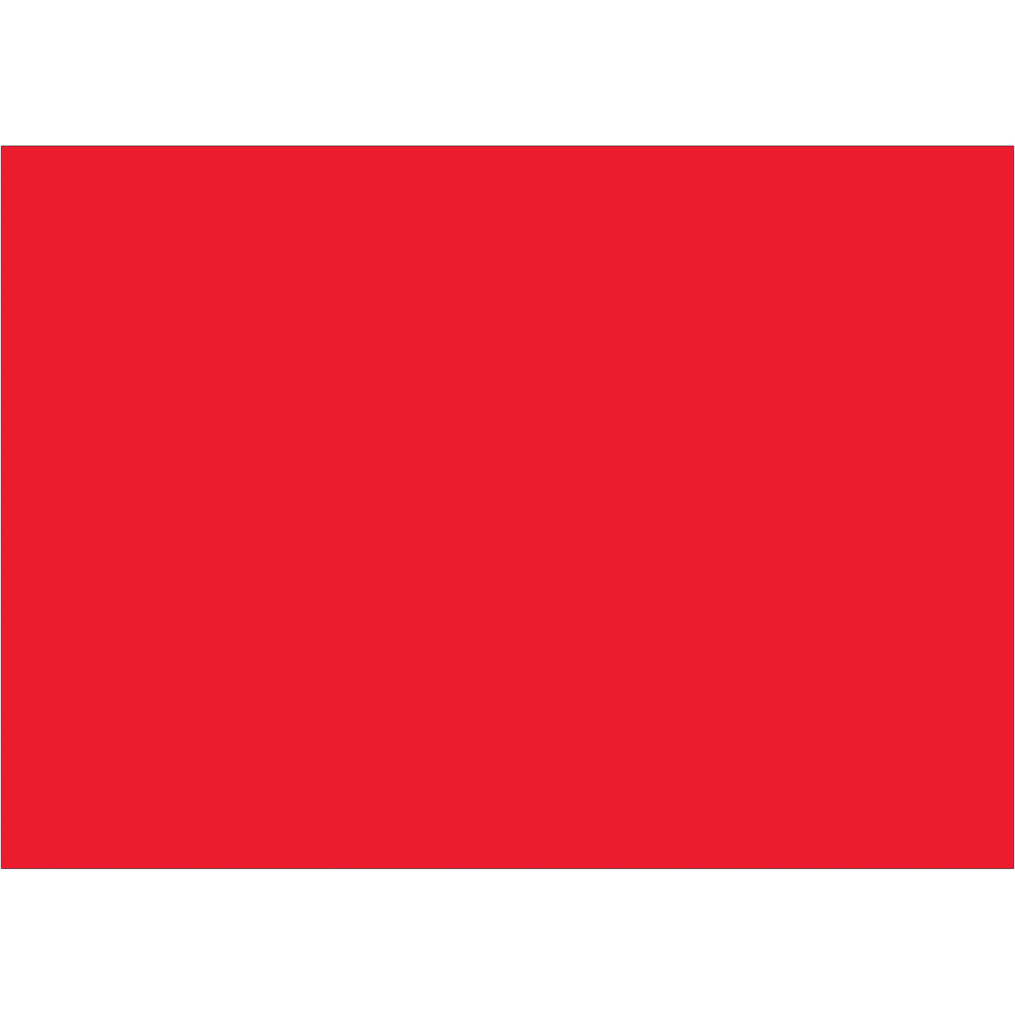 Tape Logic® Inventory Rectangle Labels, 5" x 7", Fluorescent Red, 500/Roll