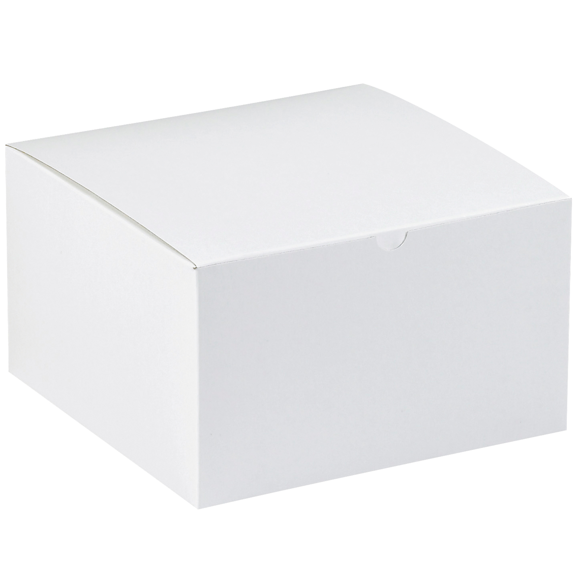 Gift Boxes, 10" x 10" x 6", White, 50/Case