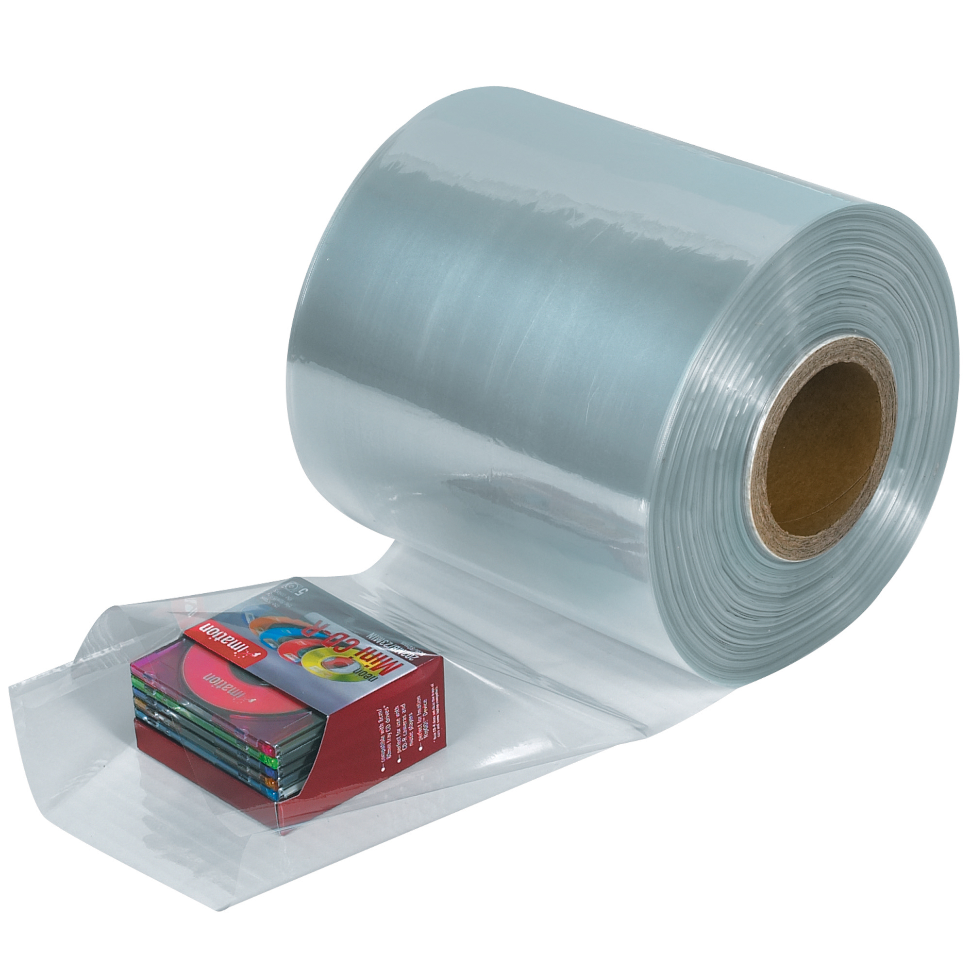 Shrink Tubing, 8" x 100 Gauge x 1500', Clear, 1/Roll