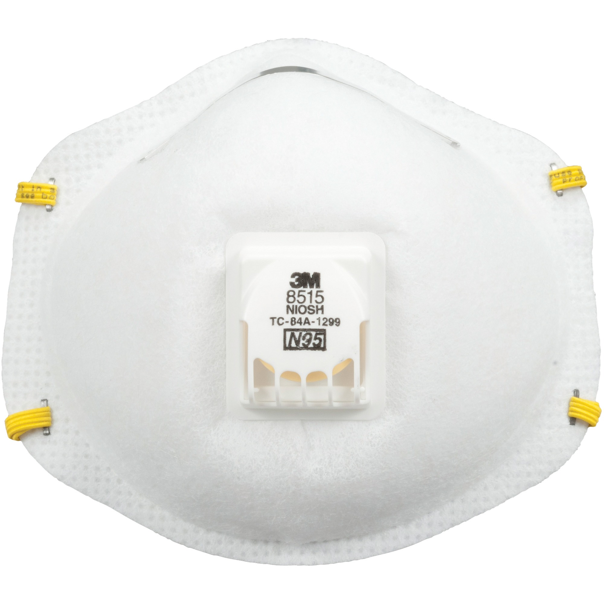 3M™ 8515 Welding Respirator with Valve, White, 80/Case
