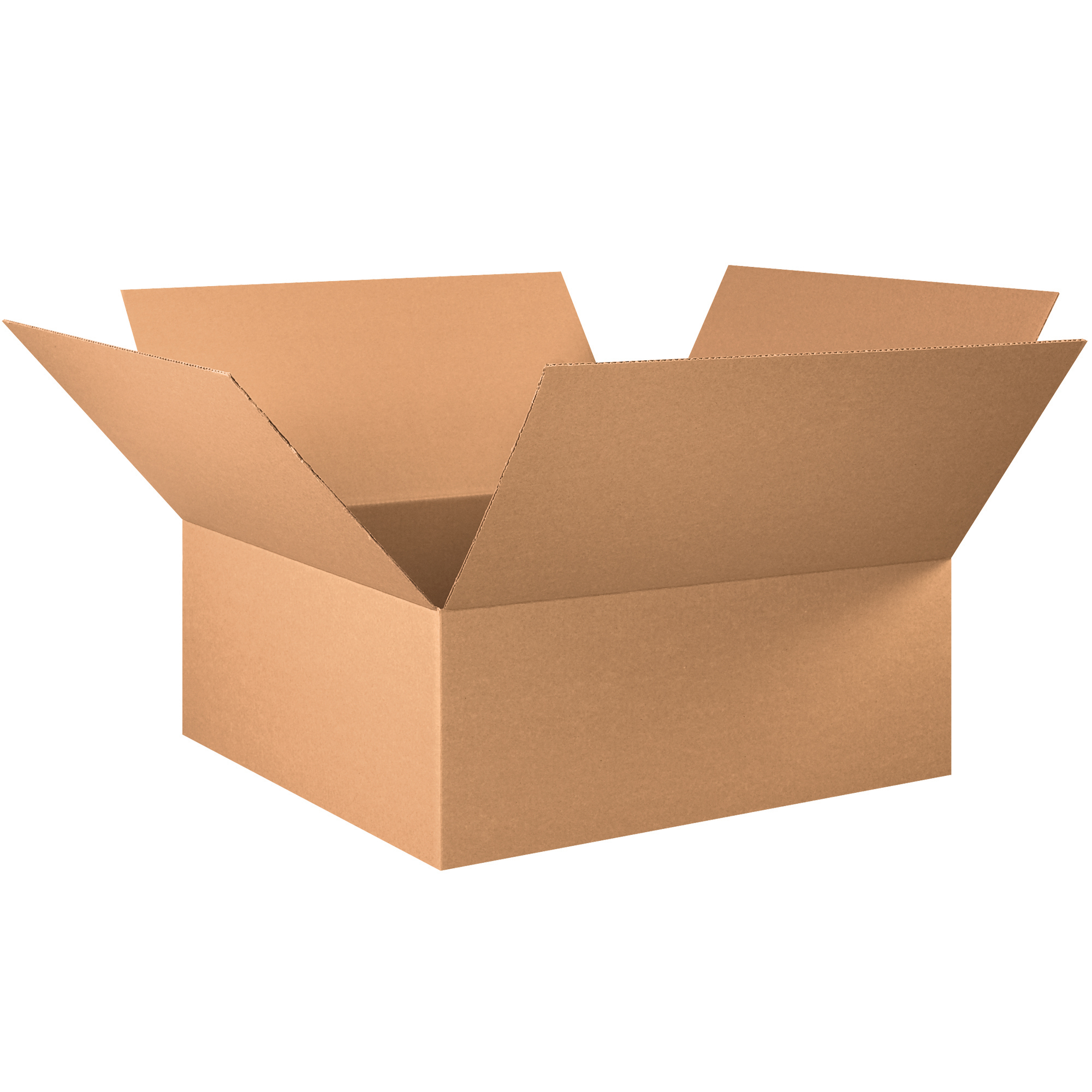 Corrugated Boxes, 30" x 30" x 12", Kraft, 10/Bundle; 120/Skid
