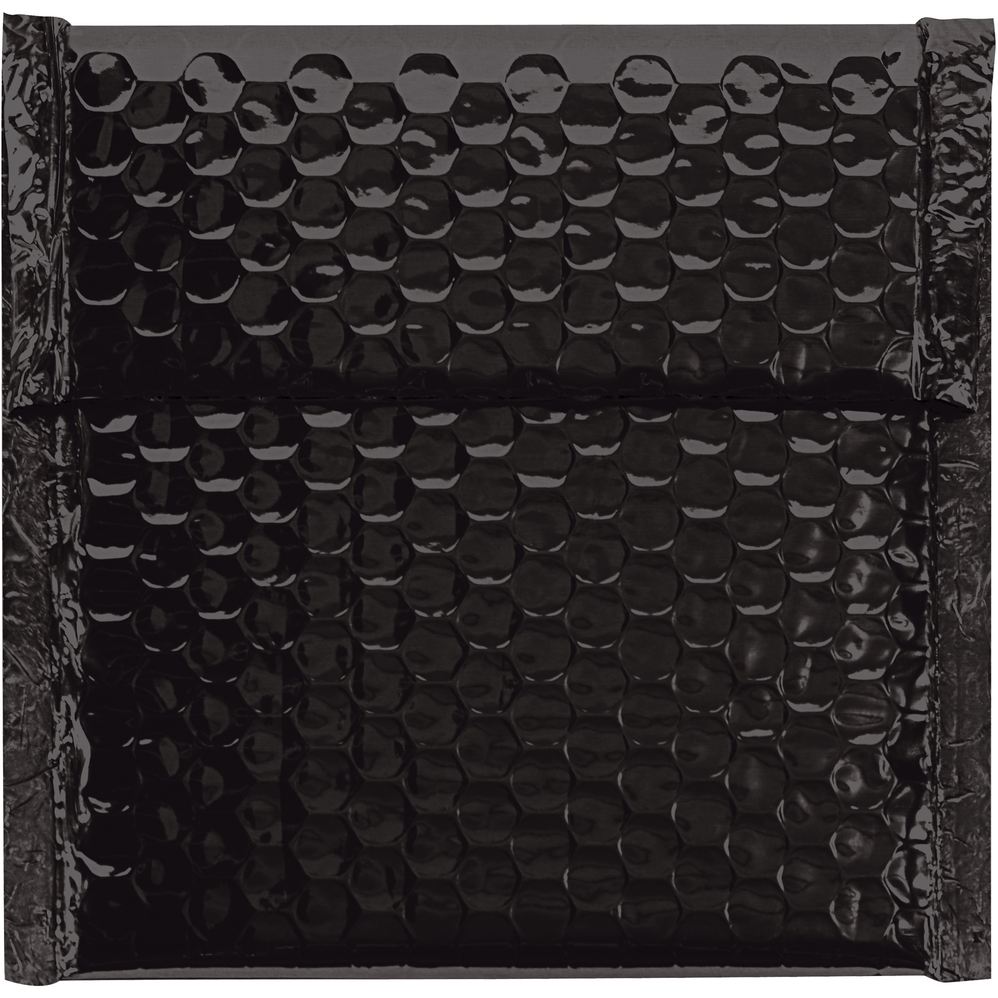 Glamour Bubble Mailers, 7" x 6 3/4", Black, 72/Case